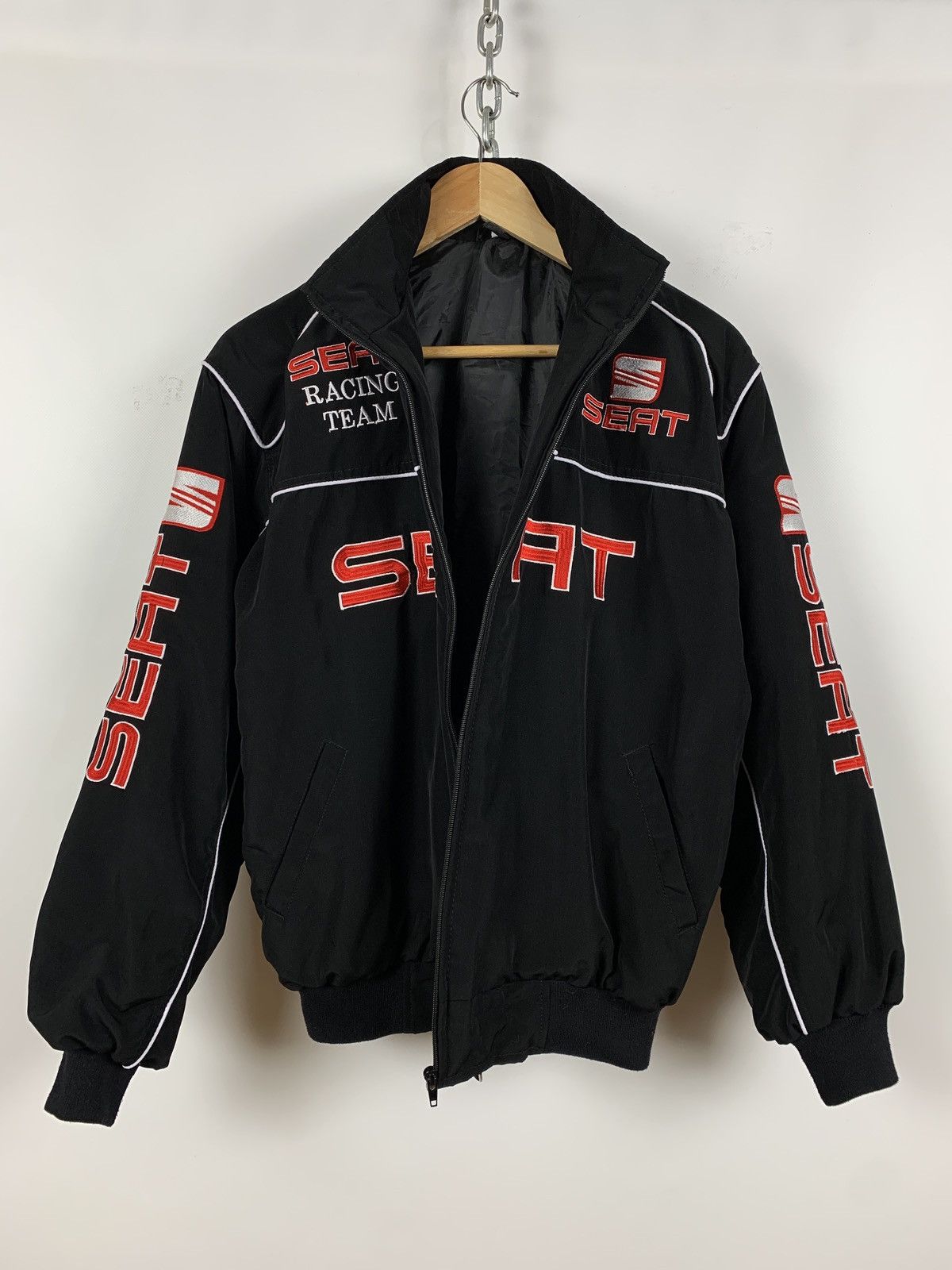 Formula 1 Vintage Seat Racing Team Bomber Jacket Size US M / EU 48-50 / 2 - 14 Thumbnail