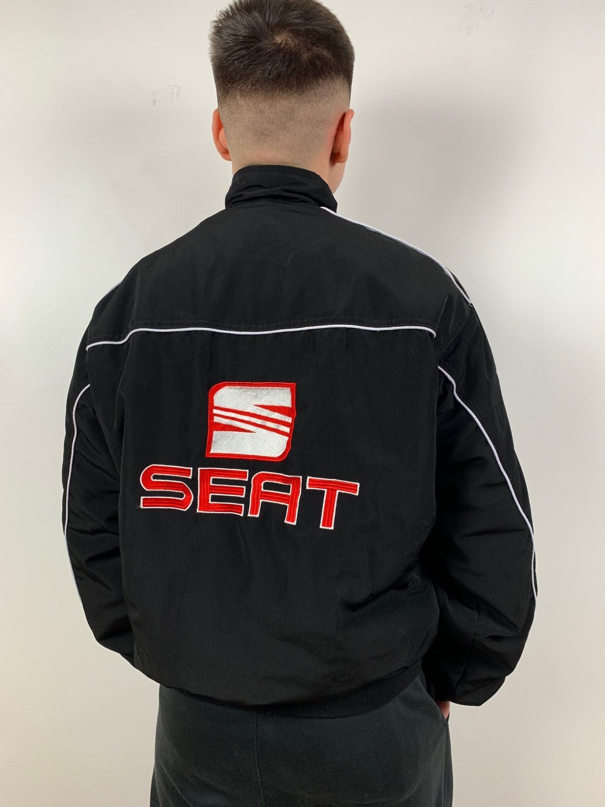 Formula 1 Vintage Seat Racing Team Bomber Jacket Size US M / EU 48-50 / 2 - 2 Thumbnail