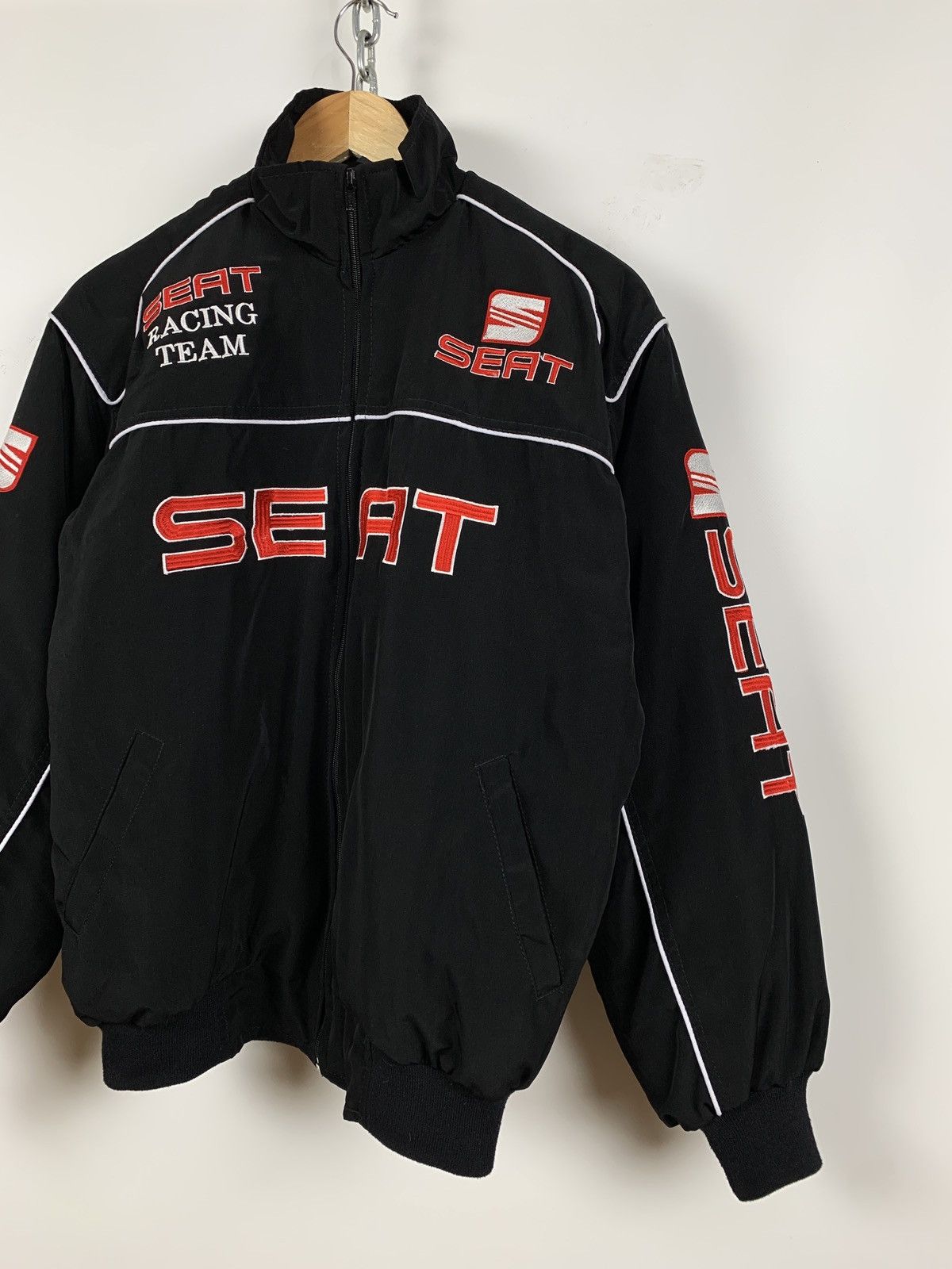Formula 1 Vintage Seat Racing Team Bomber Jacket Size US M / EU 48-50 / 2 - 8 Thumbnail