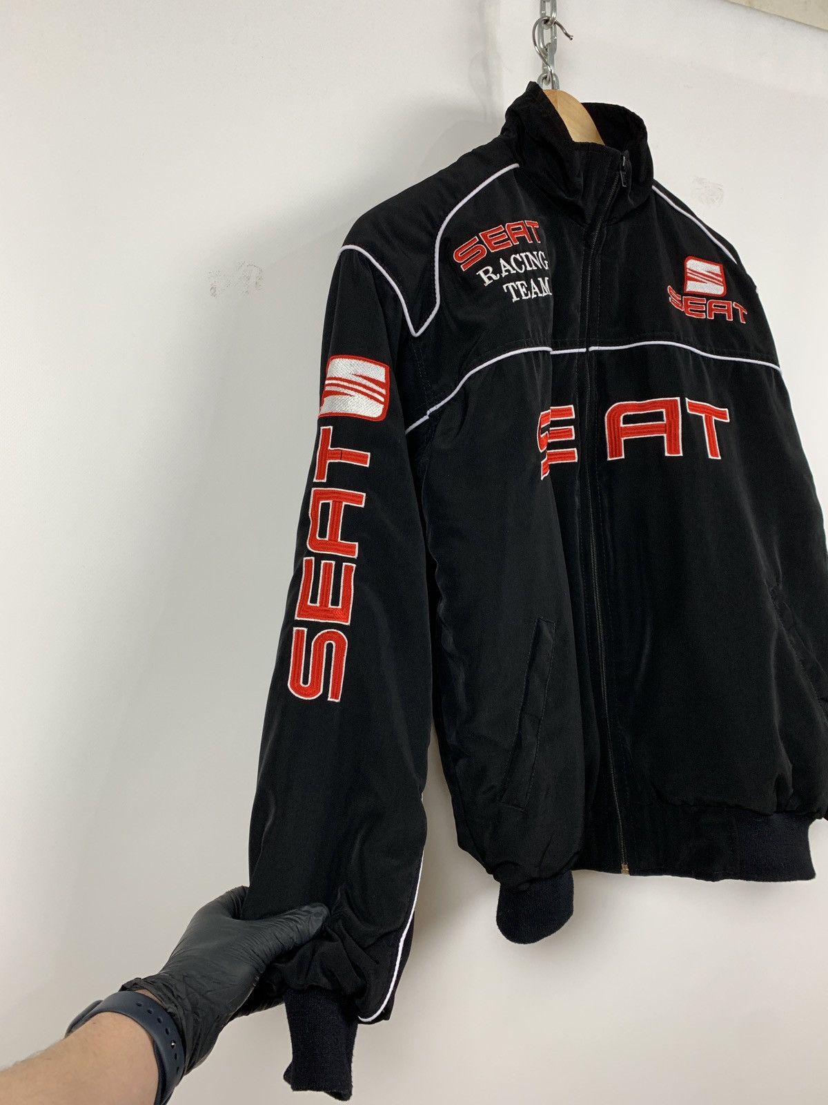 Formula 1 Vintage Seat Racing Team Bomber Jacket Size US M / EU 48-50 / 2 - 12 Thumbnail