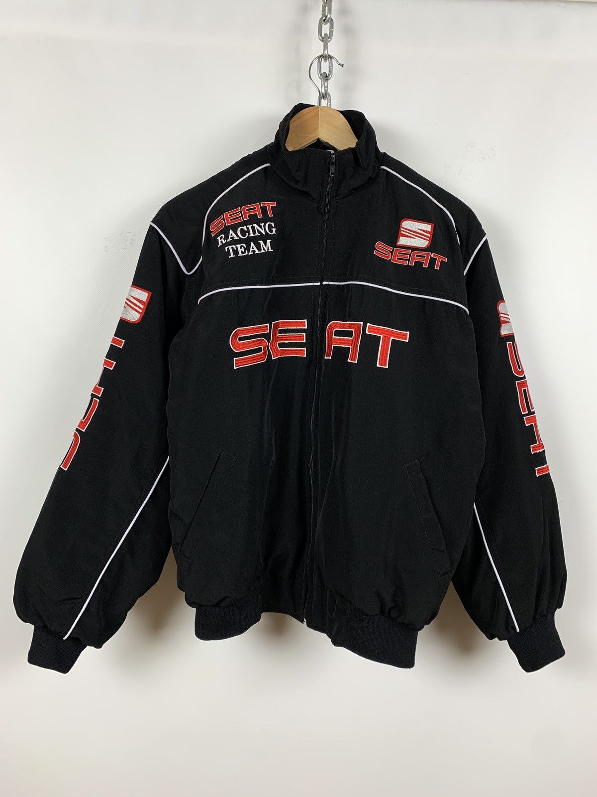 Formula 1 Vintage Seat Racing Team Bomber Jacket Size US M / EU 48-50 / 2 - 5 Thumbnail