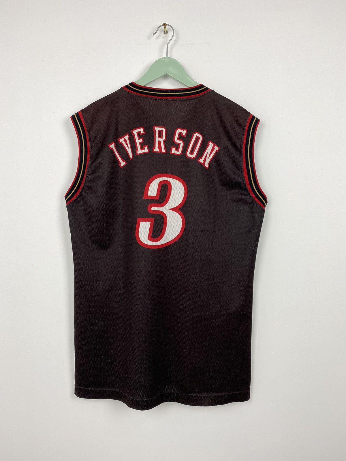 Vintage Allen Iverson Philadelphia 76ers Jersey Bulls Sonics