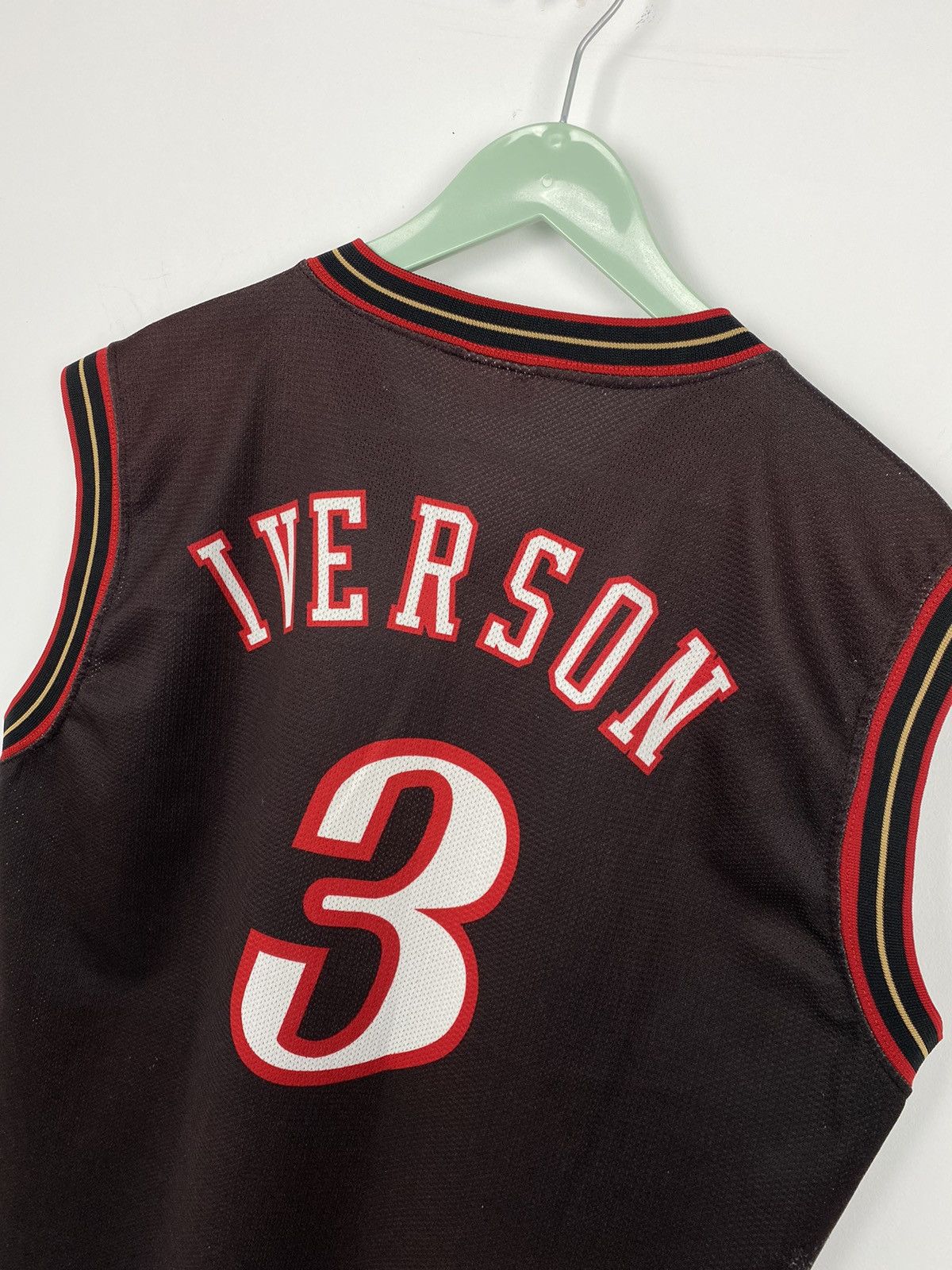 Vintage Allen Iverson Philadelphia 76ers Jersey Bulls Sonics