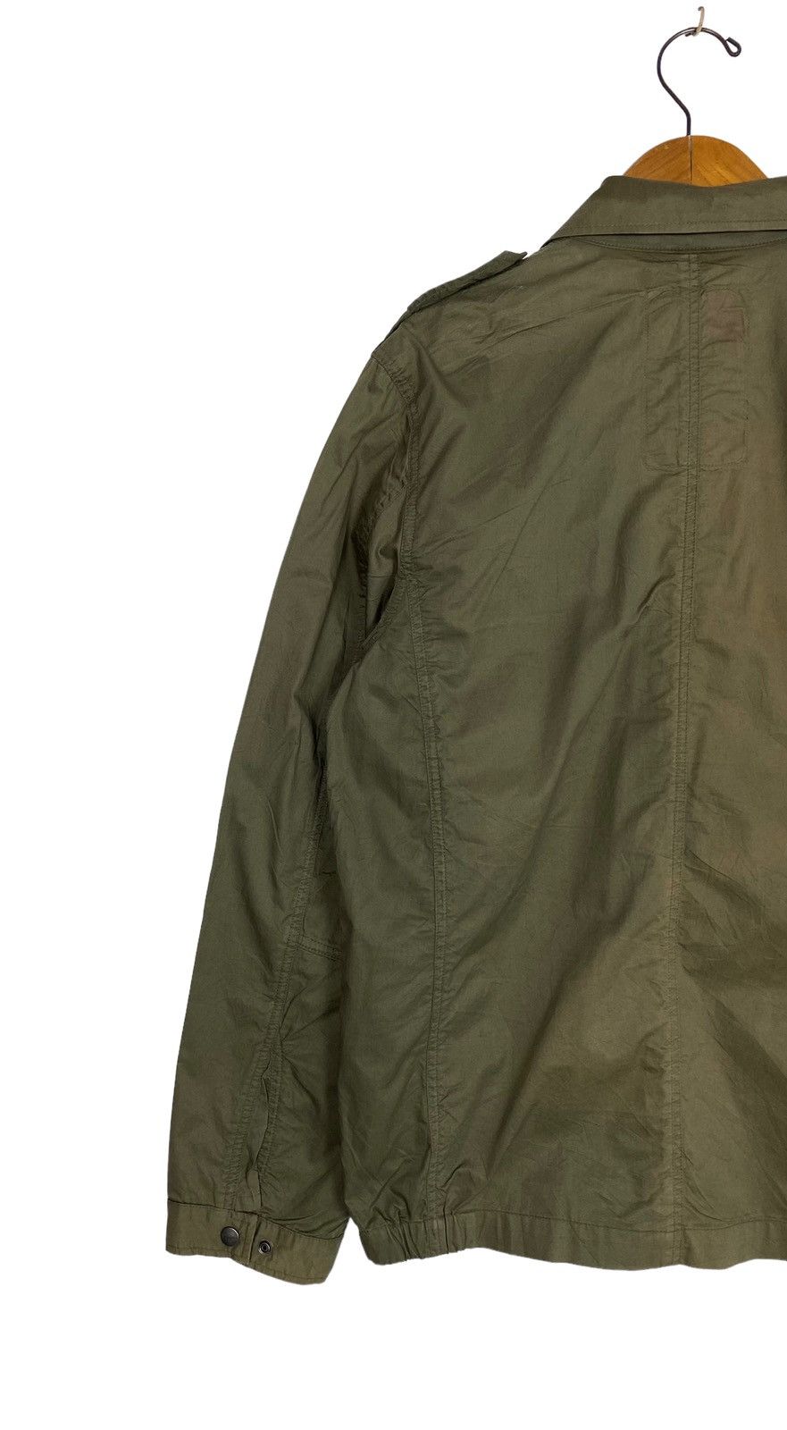Vintage Rare‼️ SUNFADED Bundeswear Military Olive Jacket Size US L / EU 52-54 / 3 - 7 Thumbnail