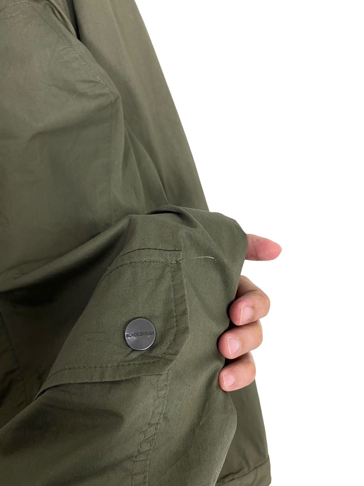 Vintage Rare‼️ SUNFADED Bundeswear Military Olive Jacket Size US L / EU 52-54 / 3 - 5 Thumbnail