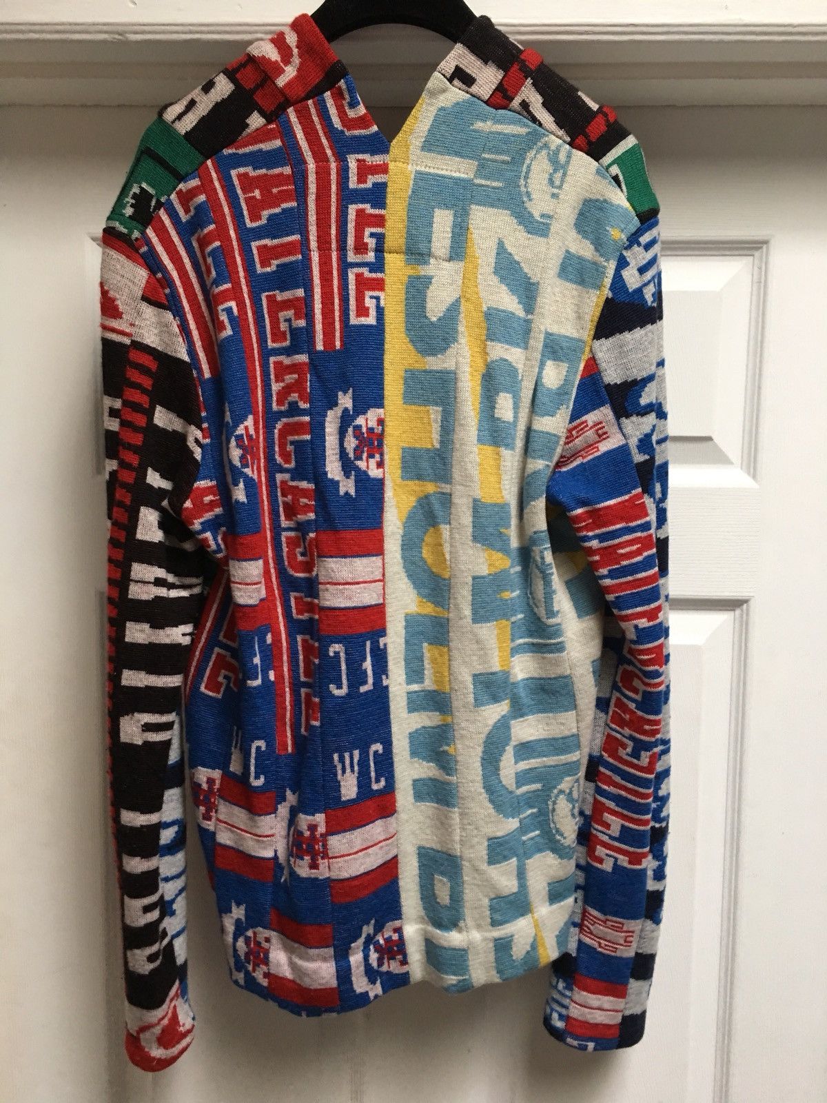 Maison Margiela Margiela H M Football Scarf Sweater Grailed