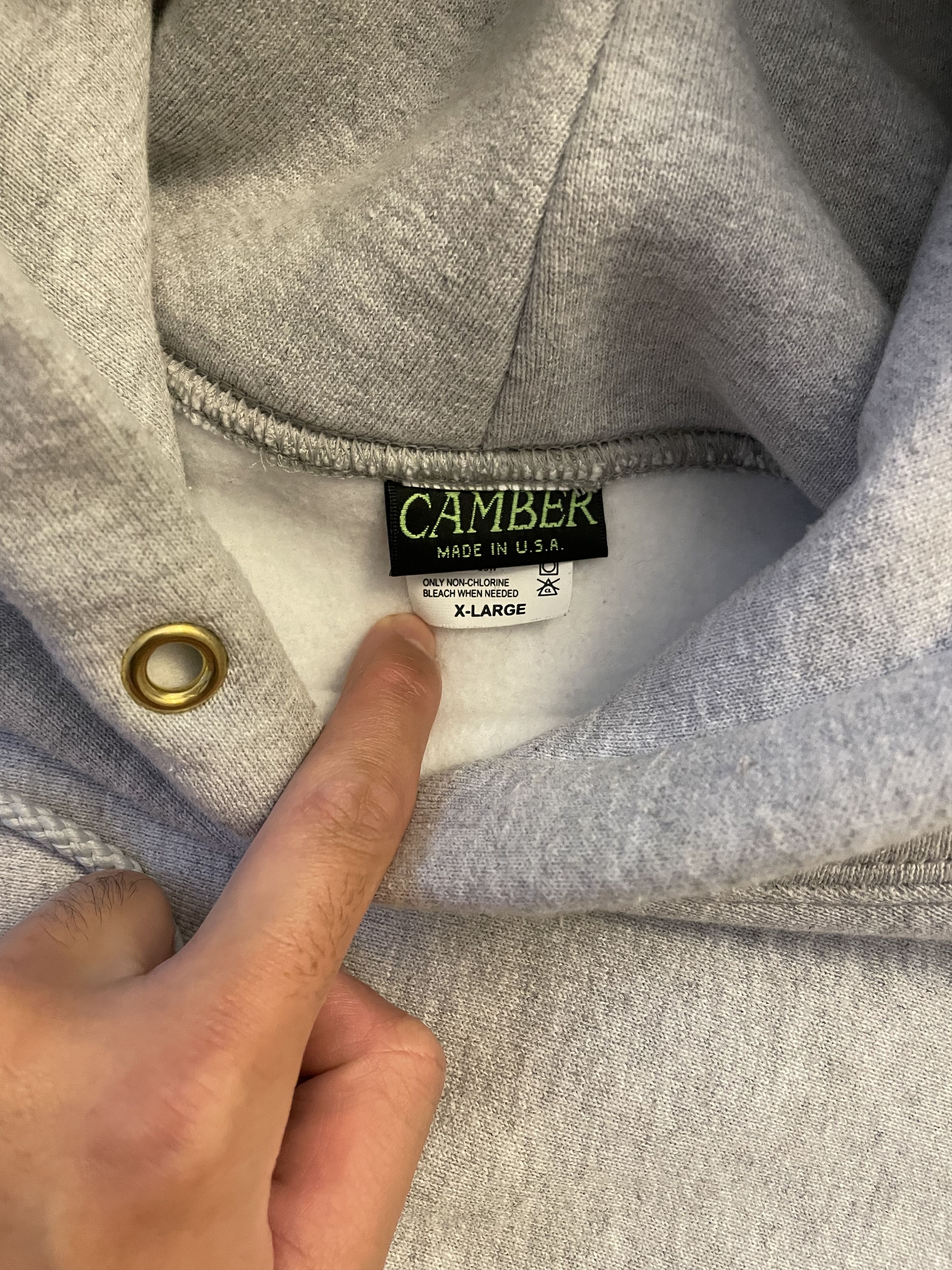 Camber crossknit grey camber hoodie Size US XL / EU 56 / 4 - 4 Thumbnail