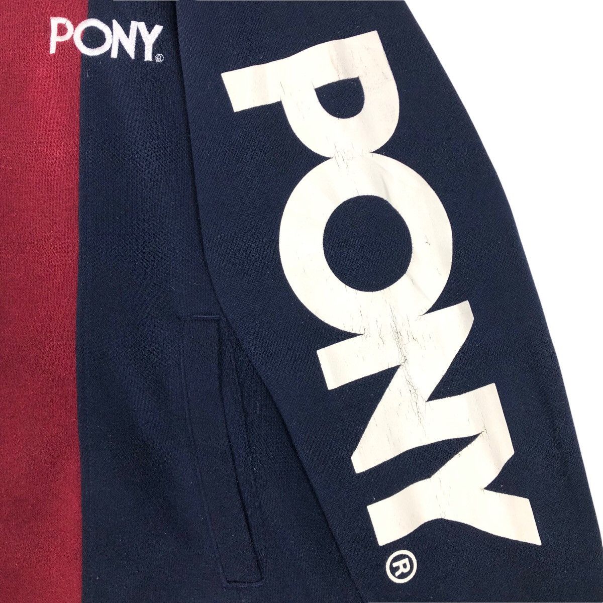 PONY Vintage Pony Full Zip Sweatshirt Spell Out Big Logo Size US L / EU 52-54 / 3 - 8 Thumbnail