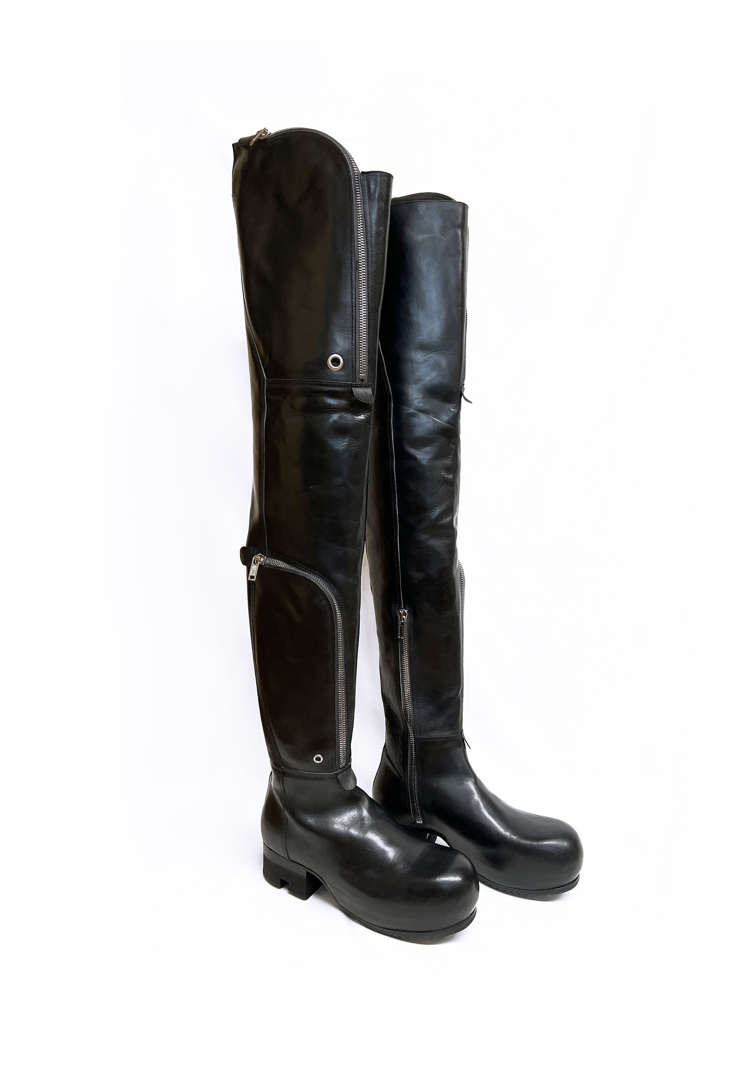 Rick Owens New — AW21 Bauhaus Ballast Thigh High Boots | Grailed Rick Owens New — AW21 Bauhaus Ballast Thigh High Boots | Grailed