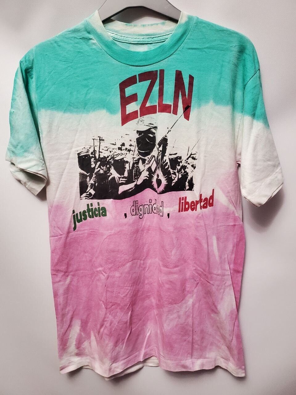 Very Rare EZLN Emiliano Zapata Revolution Vintage Rare 90s War T-shirt Size US L / EU 52-54 / 3 - 1 Preview