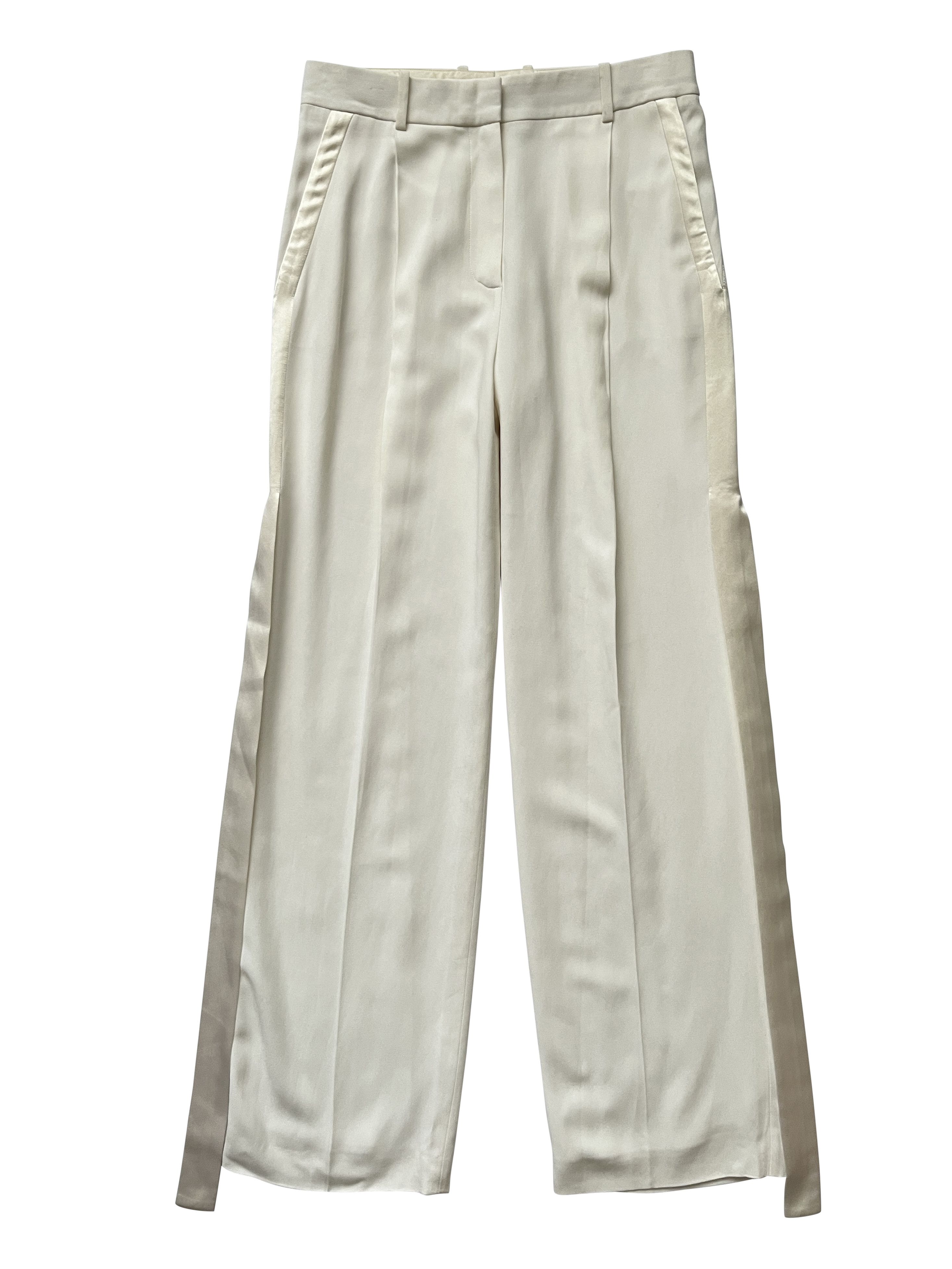 Givenchy ⚡️QUICK SALE⚡️Givenchy White Wide Pants Trousers Size 27" / US 4 / IT 40 - 1 Thumbnail