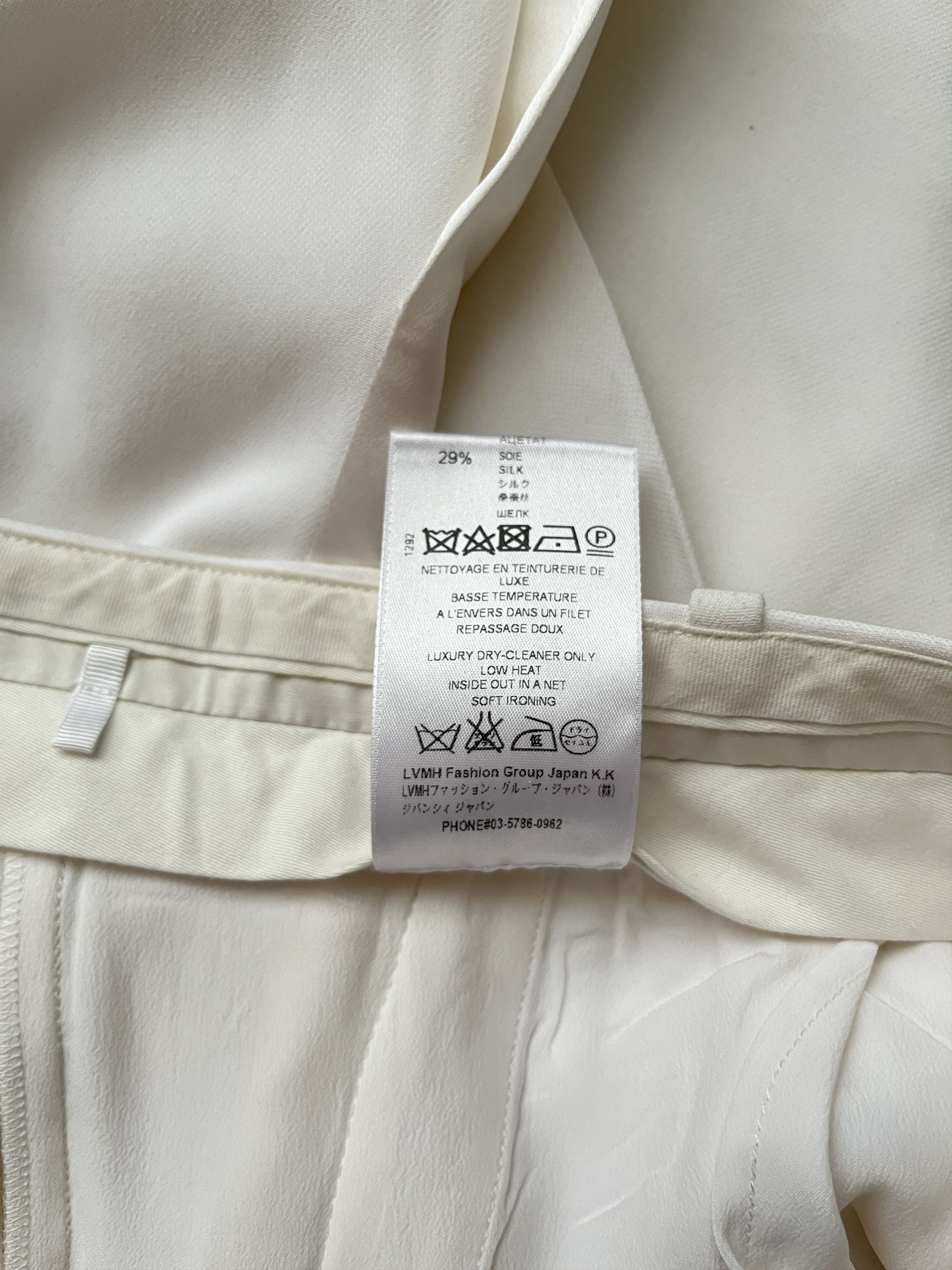 Givenchy ⚡️QUICK SALE⚡️Givenchy White Wide Pants Trousers Size 27" / US 4 / IT 40 - 5 Thumbnail