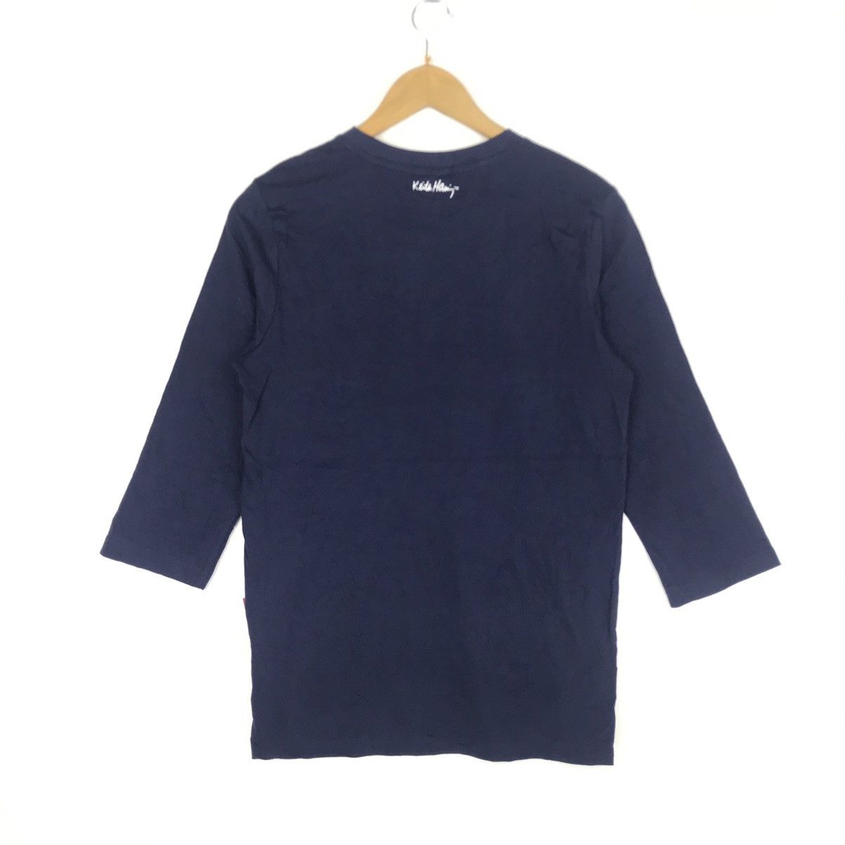 Keith Haring Vintage Keith Haring 3/4 Sleeve Raglan Tshirt Medium Size Size US M / EU 48-50 / 2 - 3 Thumbnail