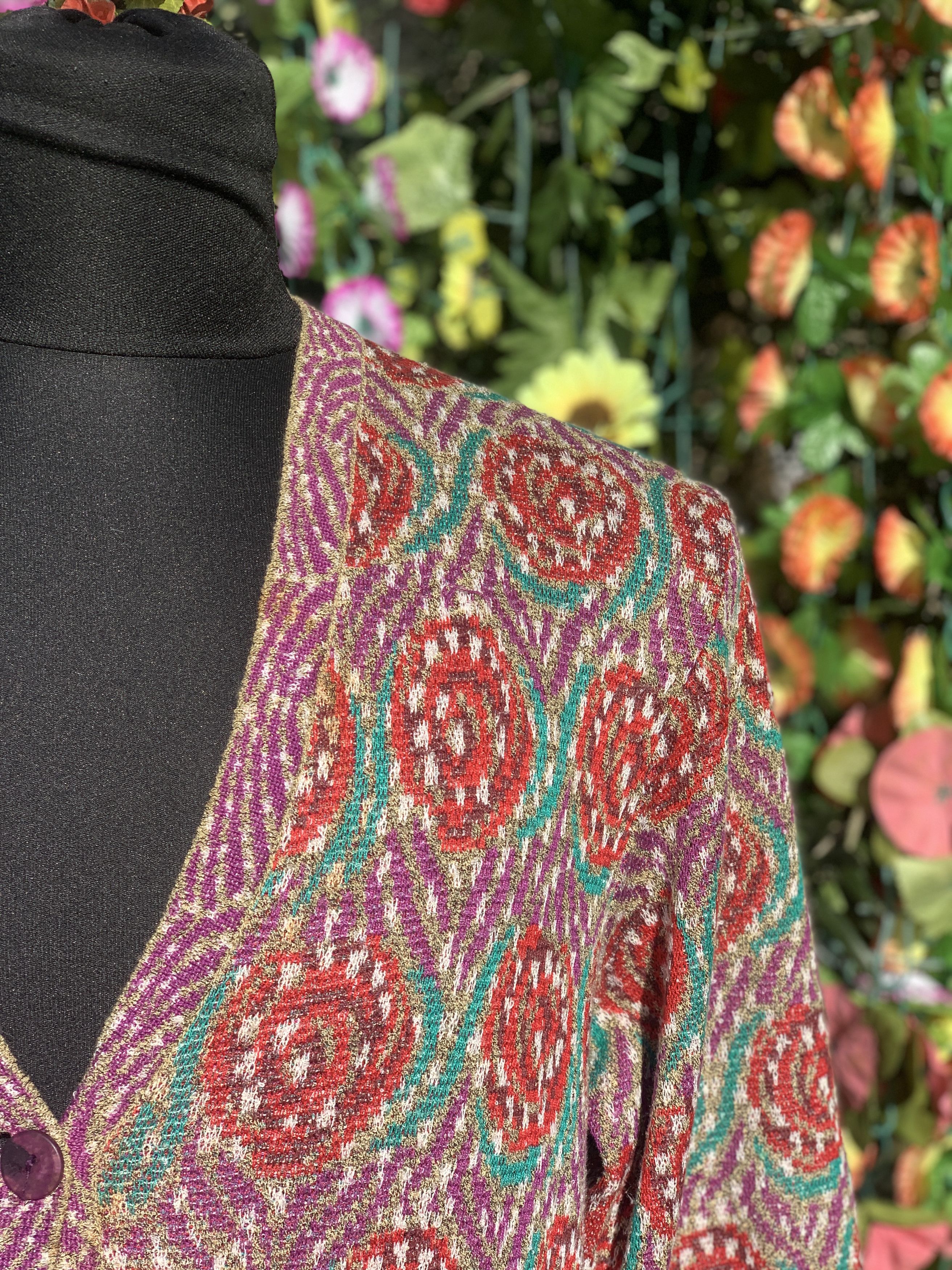 Missoni Missoni Sport Cardigan Abstract Size 46 M L 3 Cosby Retro Size L / US 10 / IT 46 - 11 Thumbnail