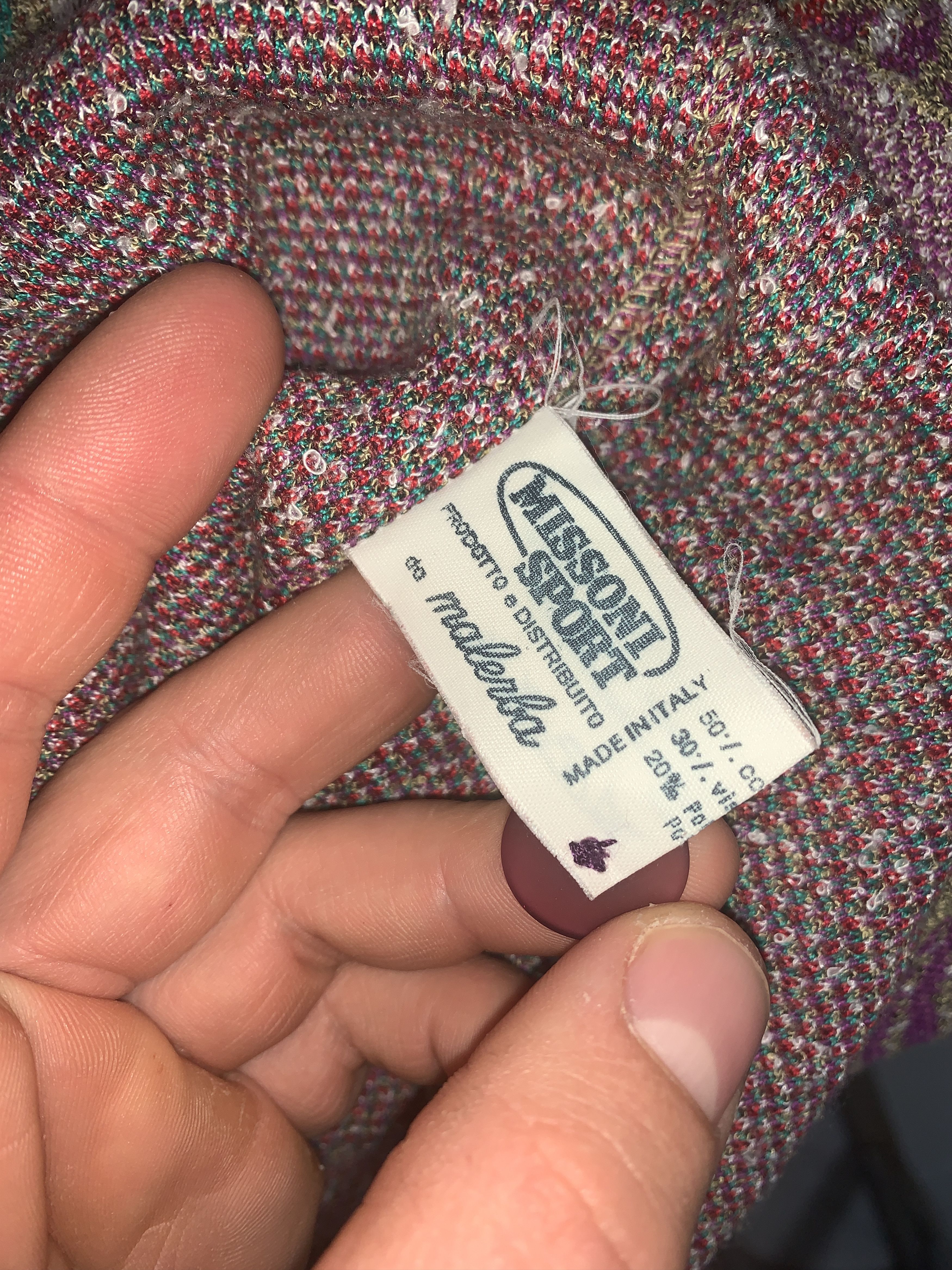 Missoni Missoni Sport Cardigan Abstract Size 46 M L 3 Cosby Retro Size L / US 10 / IT 46 - 9 Thumbnail