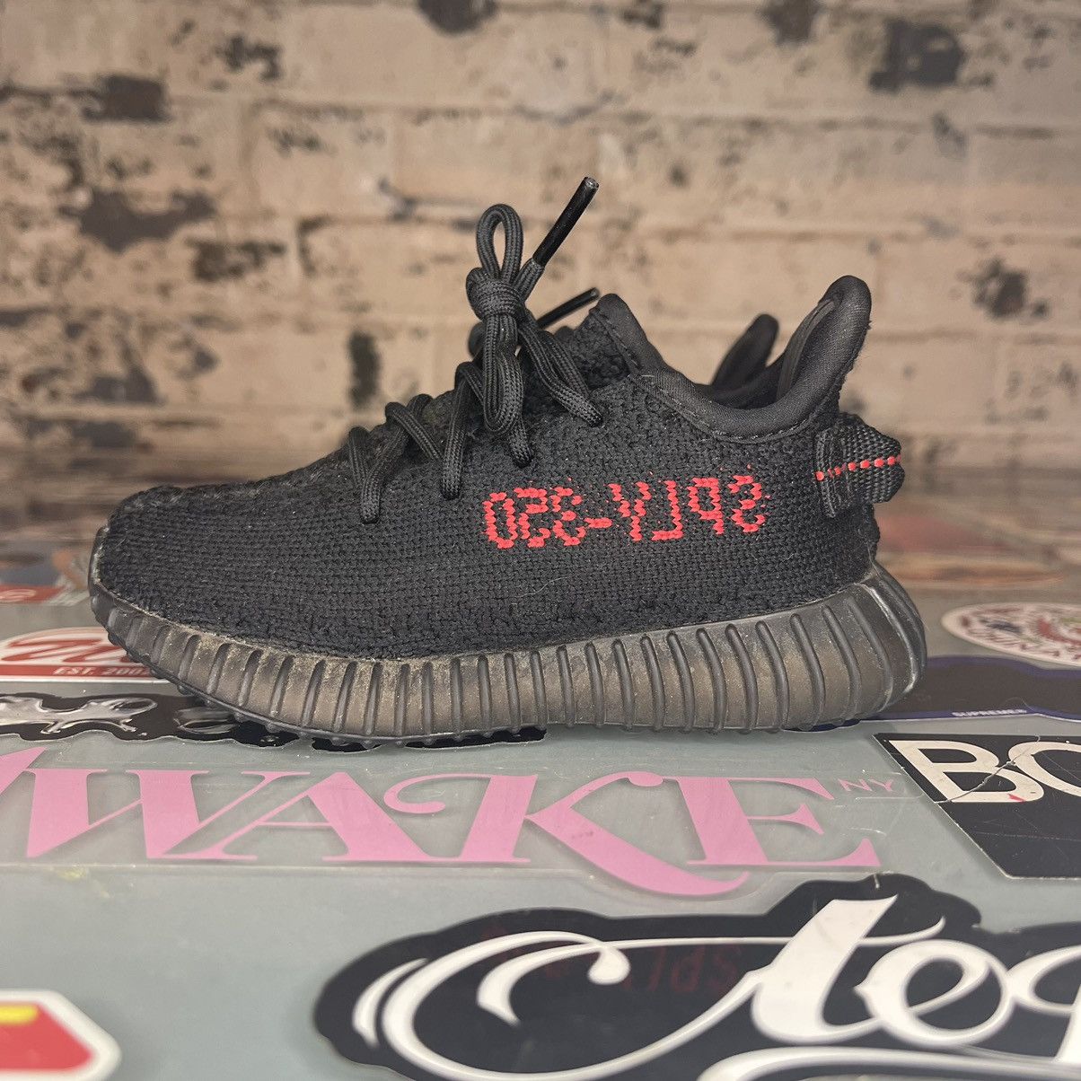 Adidas Yeezy Boost 350 V2 Bred Infant Size 6K Used | Grailed