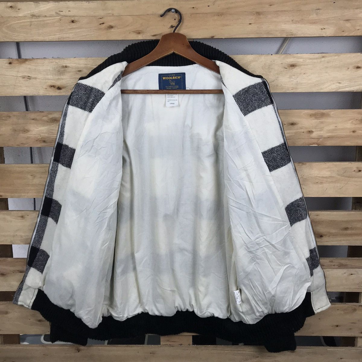 Vintage × Woolrich Woolen Mills Vintage Woolrich Zip Up Plaid Jacket Size US L / EU 52-54 / 3 - 5 Thumbnail