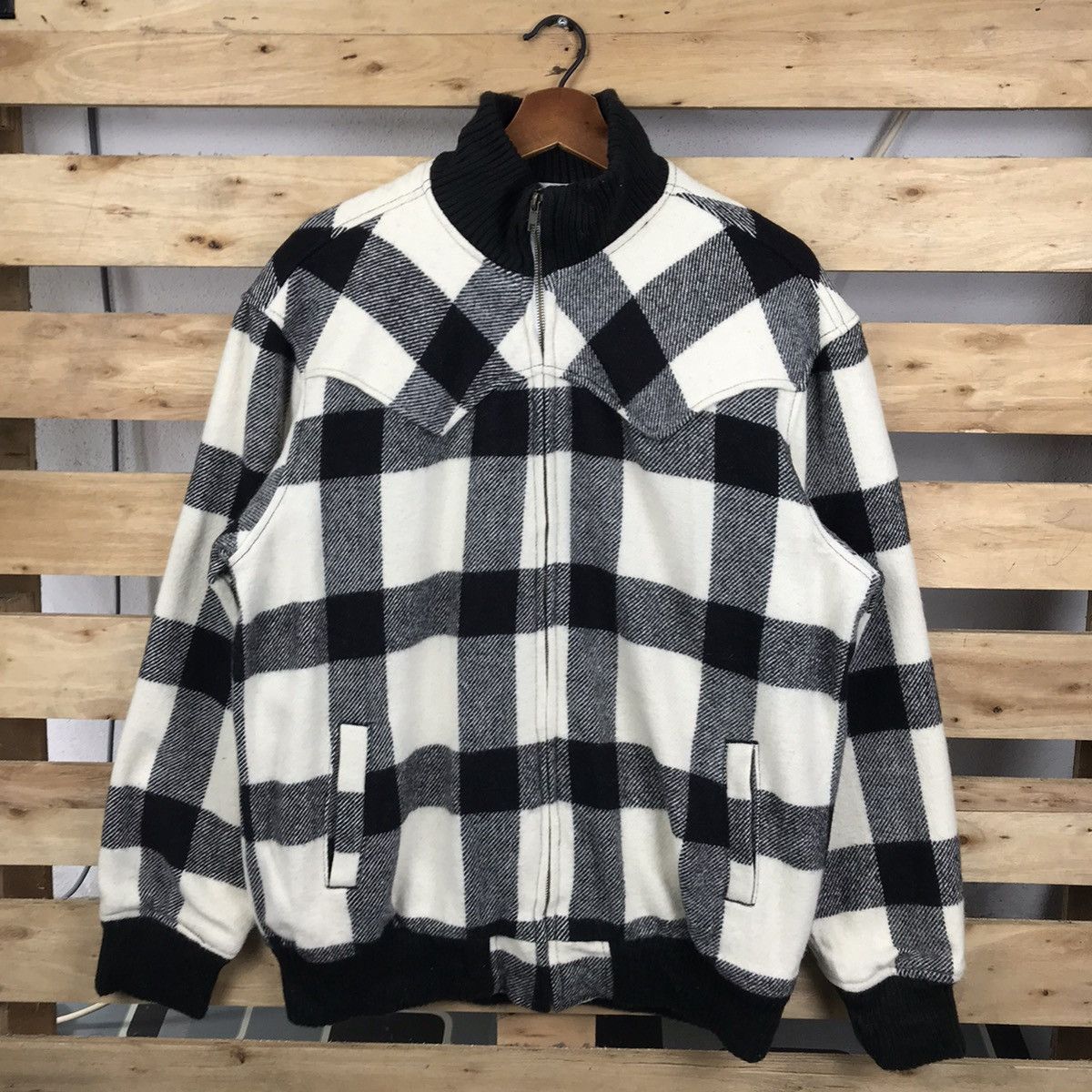 Vintage Woolrich Zip Up Plaid Jacket