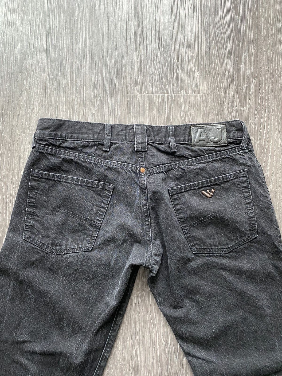 Armani Armani Jeans Vintage Black Denim Pants Size US 36 / EU 52 - 8 Thumbnail