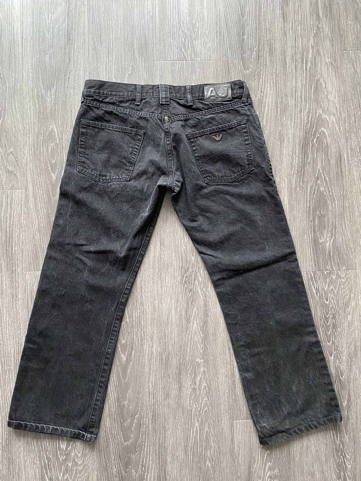 Armani Armani Jeans Vintage Black Denim Pants Size US 36 / EU 52 - 1 Thumbnail