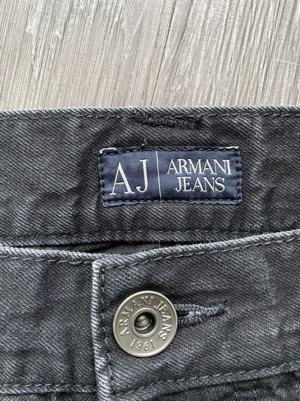 Armani Armani Jeans Vintage Black Denim Pants Size US 36 / EU 52 - 5 Thumbnail