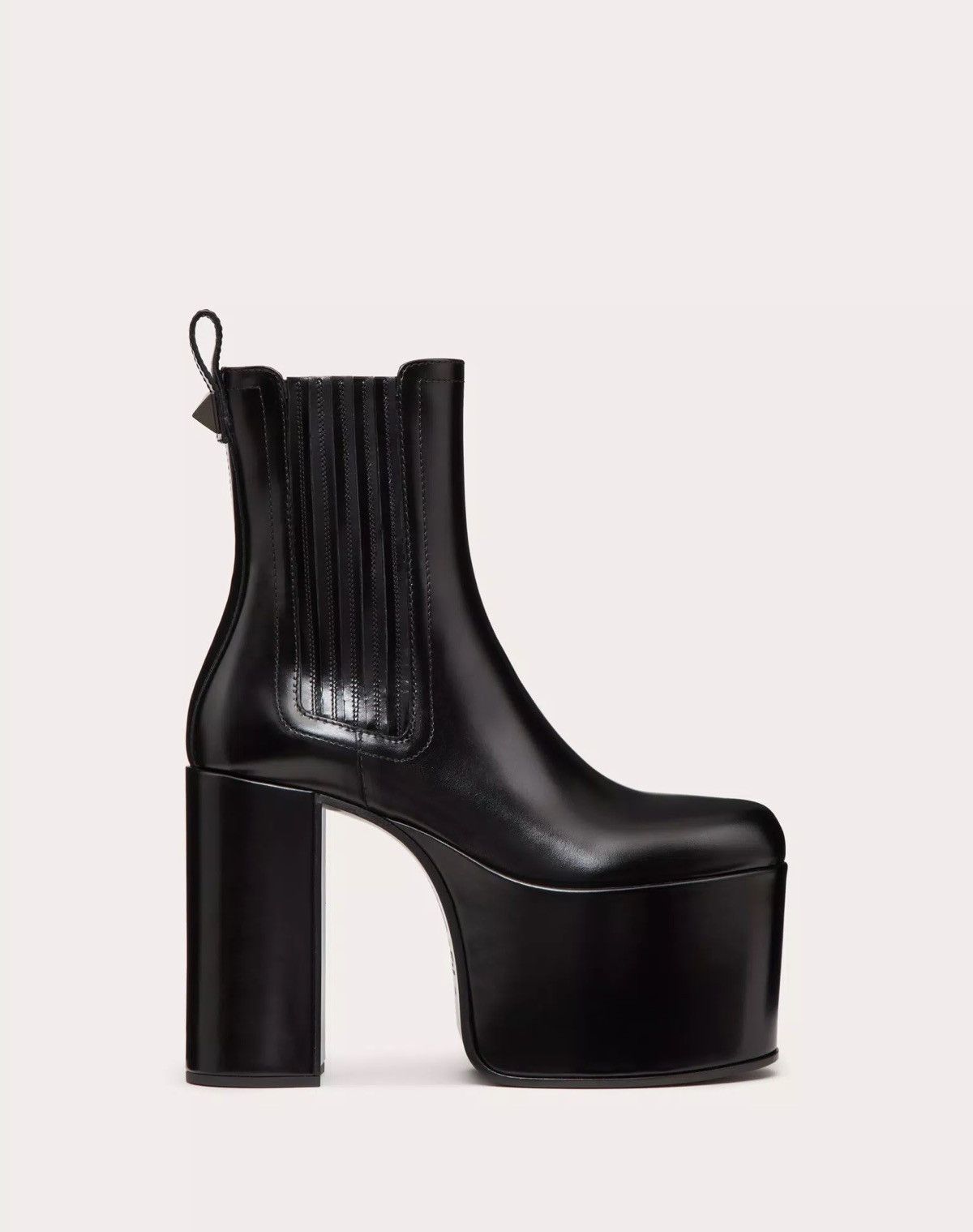 Valentino Garavani Club leather platform ankle boots