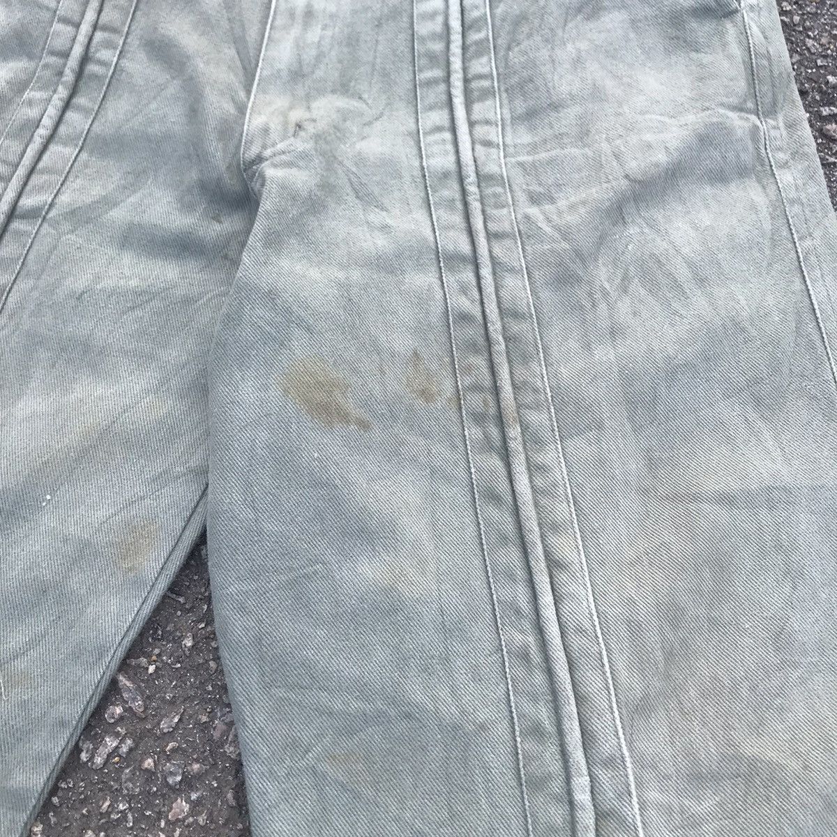 Japanese Brand Vintage Japanese Brand Dirty Buckle Side Trousers Pants Size US 32 / EU 48 - 7 Thumbnail