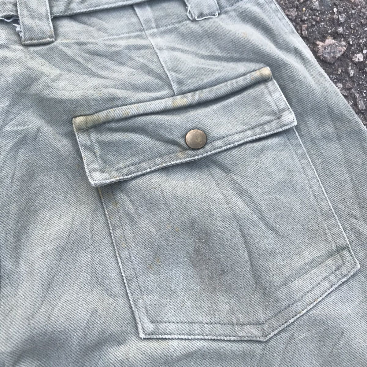 Japanese Brand Vintage Japanese Brand Dirty Buckle Side Trousers Pants Size US 32 / EU 48 - 14 Thumbnail