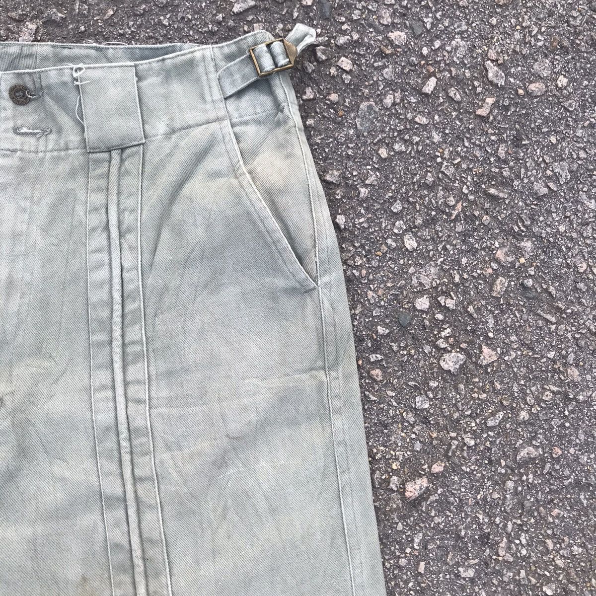 Japanese Brand Vintage Japanese Brand Dirty Buckle Side Trousers Pants Size US 32 / EU 48 - 5 Thumbnail