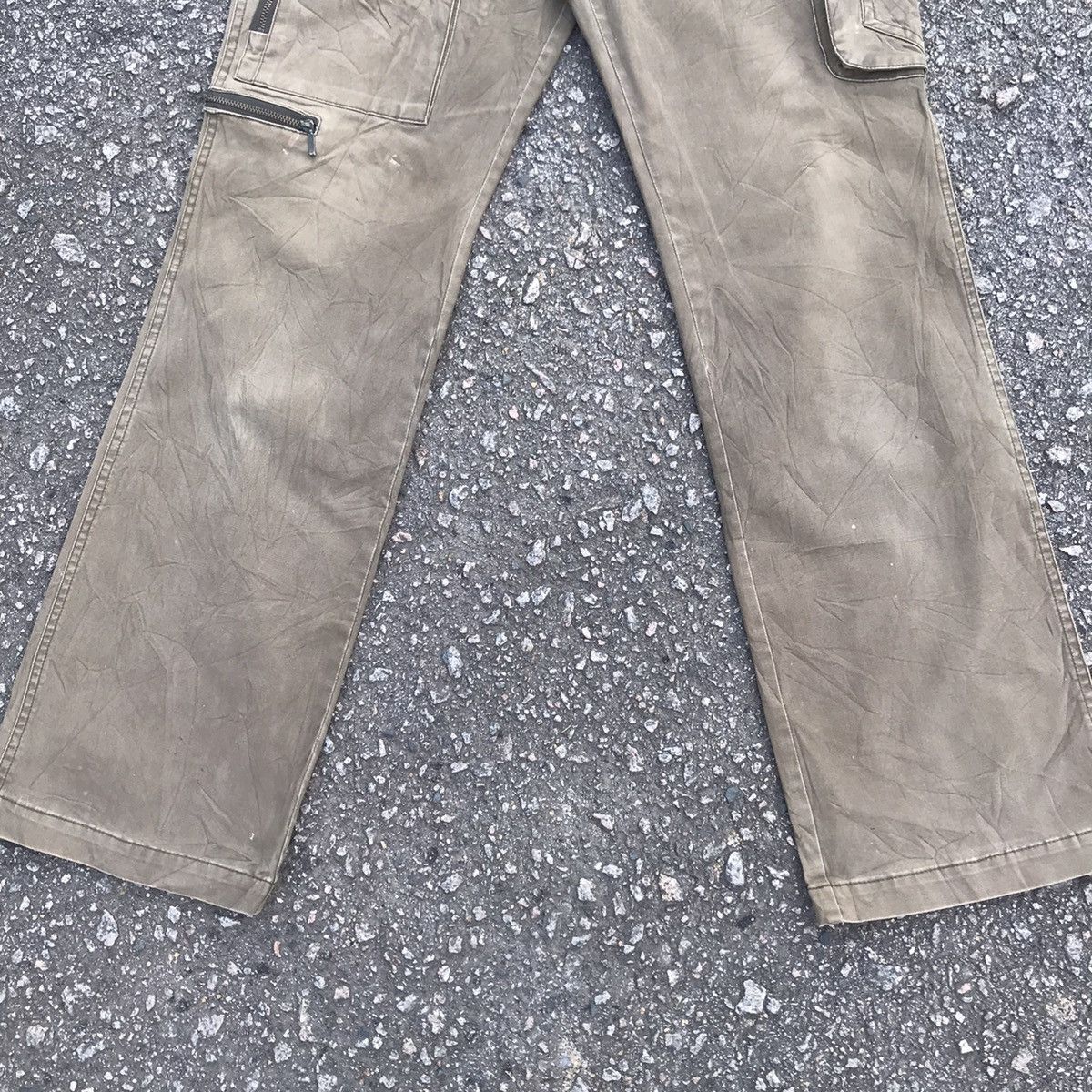 Japanese Brand Vintage Japanese Brand Faded Tactical Cargo Pants Size US 31 - 3 Thumbnail