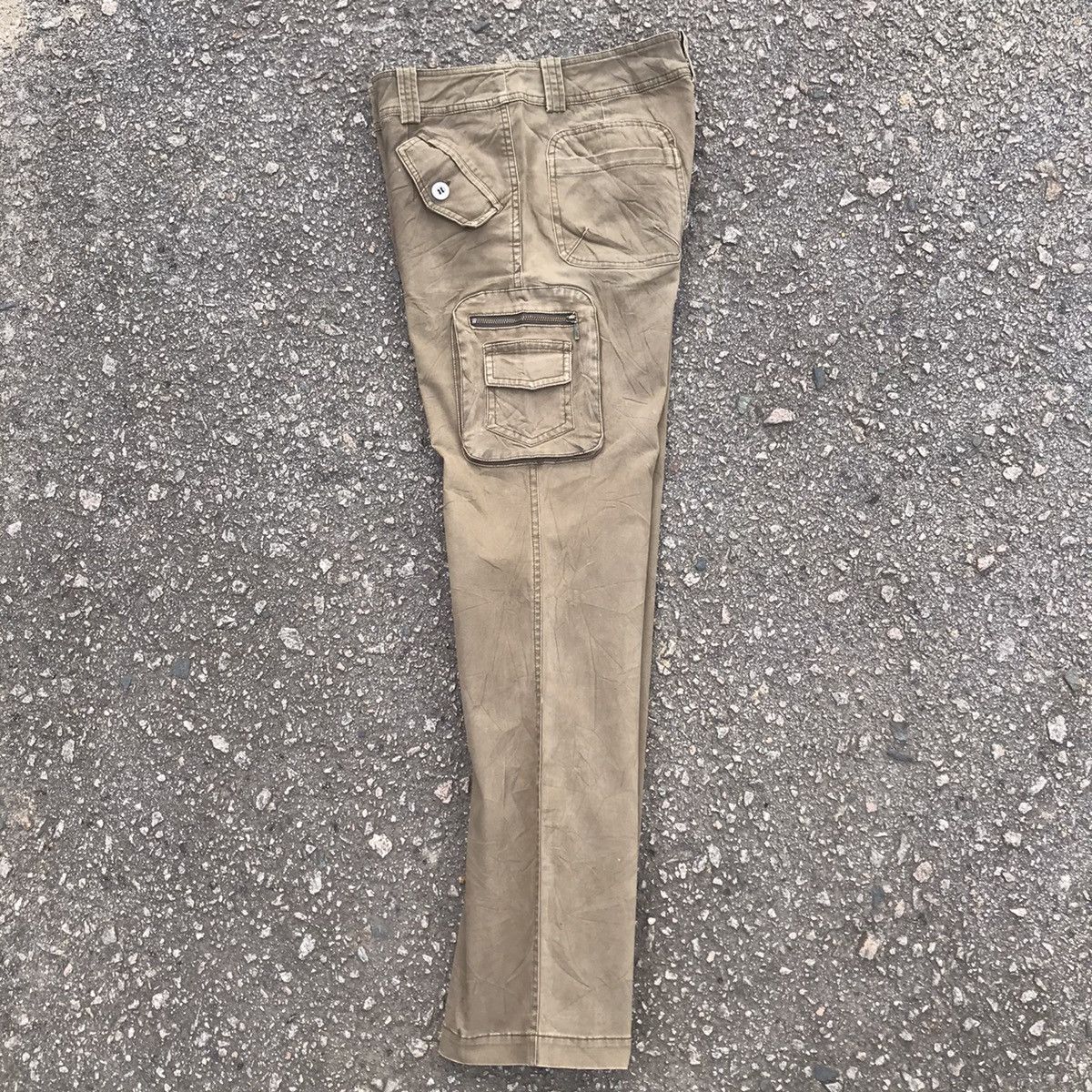 Japanese Brand Vintage Japanese Brand Faded Tactical Cargo Pants Size US 31 - 14 Thumbnail