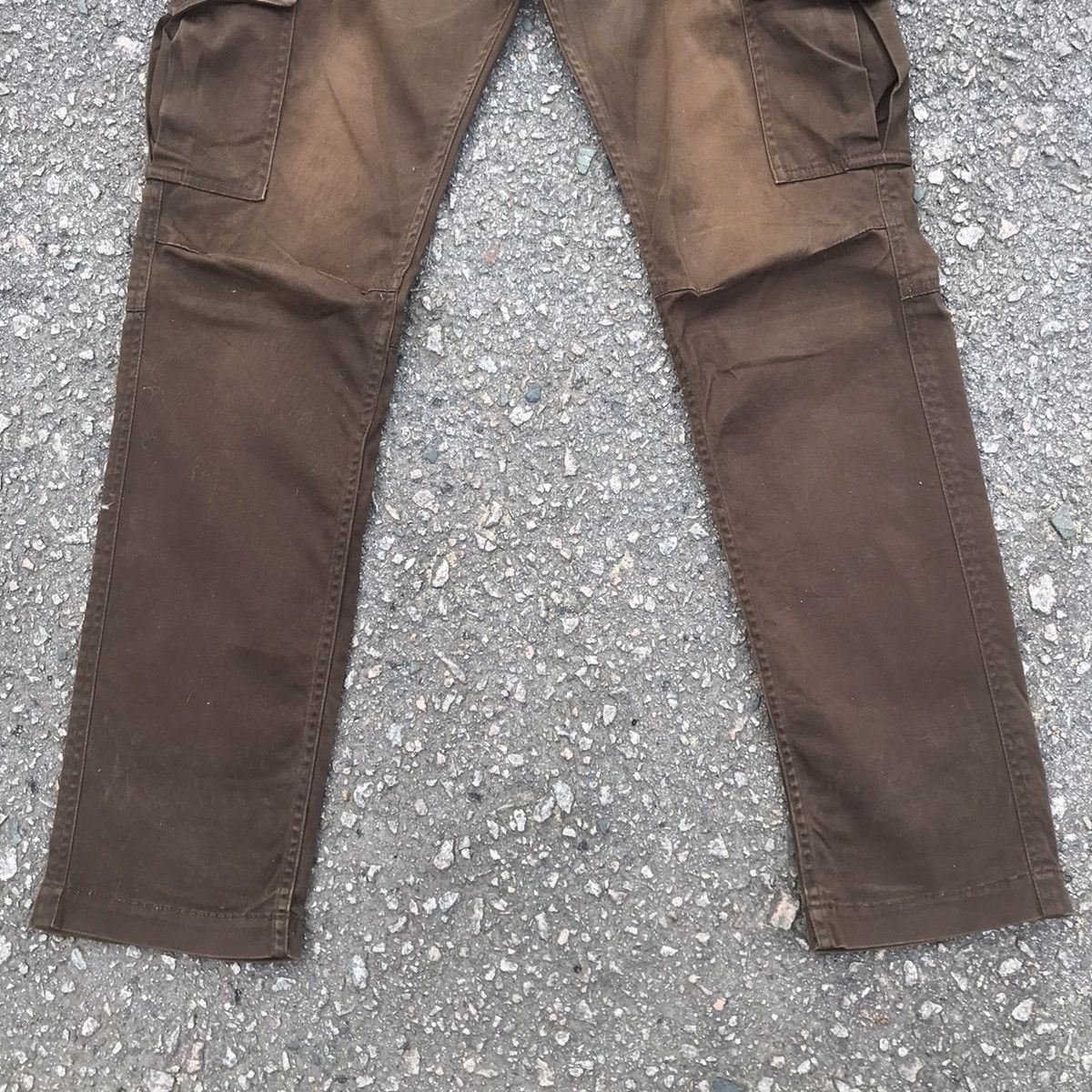 Japanese Brand GRAGEBLUE FADED TACTICAL CARGO PANTS Size US 31 - 3 Thumbnail