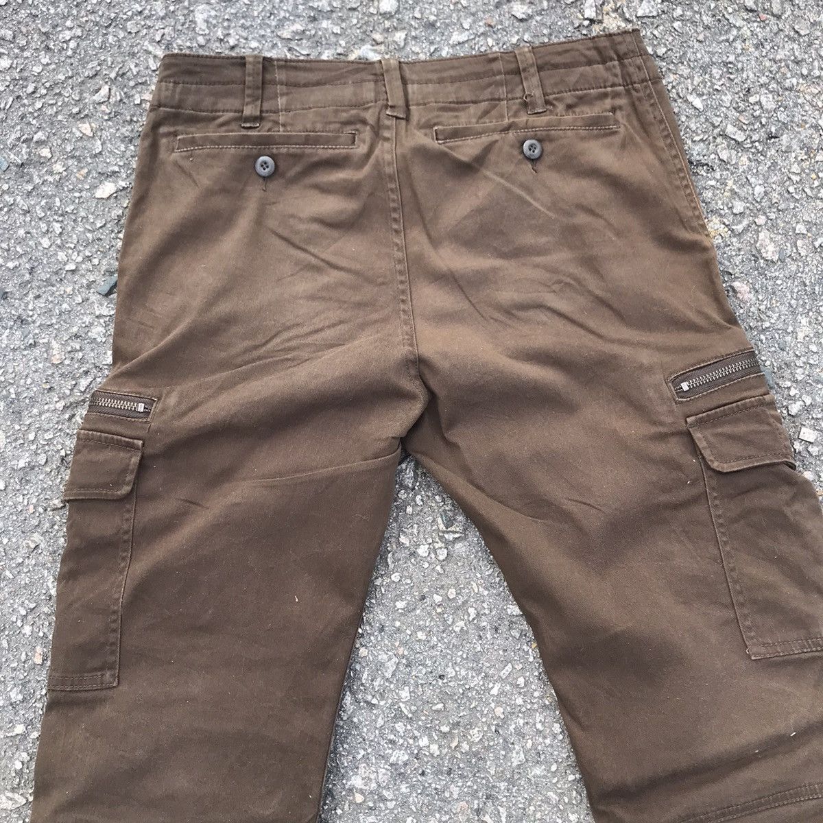 Japanese Brand GRAGEBLUE FADED TACTICAL CARGO PANTS Size US 31 - 13 Thumbnail