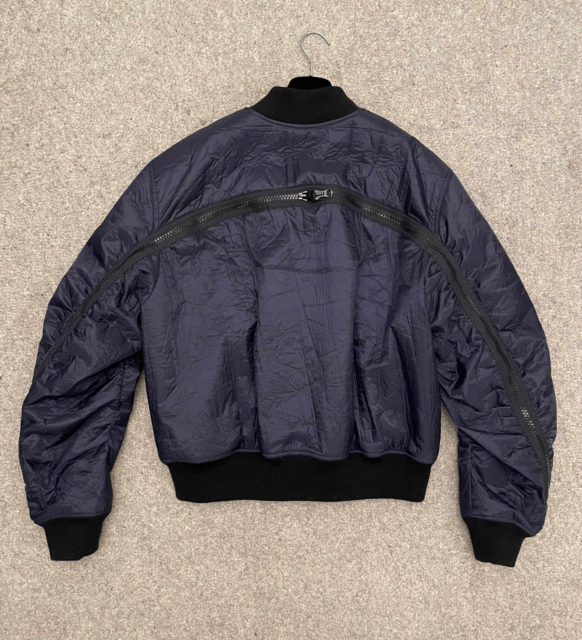Vuja De Max Satin Pillow Bomber Jacket | Grailed