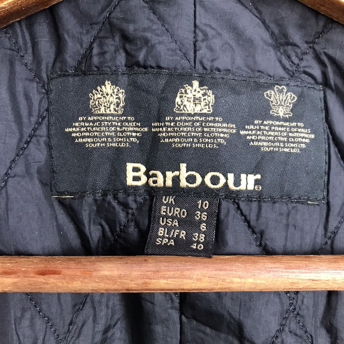 Barbour × Vintage Vintage Barbour Waxed Alice Short Duffle Jacket Size M / US 6-8 / IT 42-44 - 7 Thumbnail
