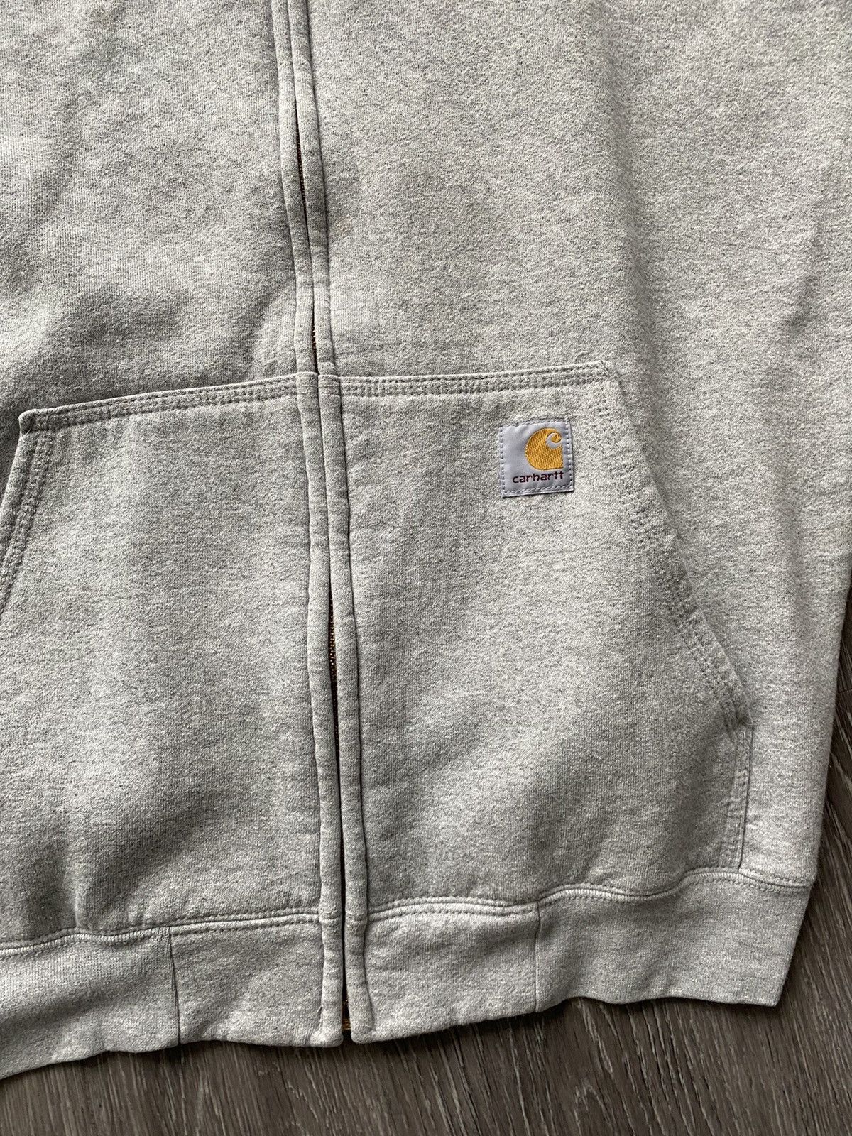 Carhartt Carhartt Grey Zip Hoodie Sweatshirt XL Size US XL / EU 56 / 4 - 5 Thumbnail