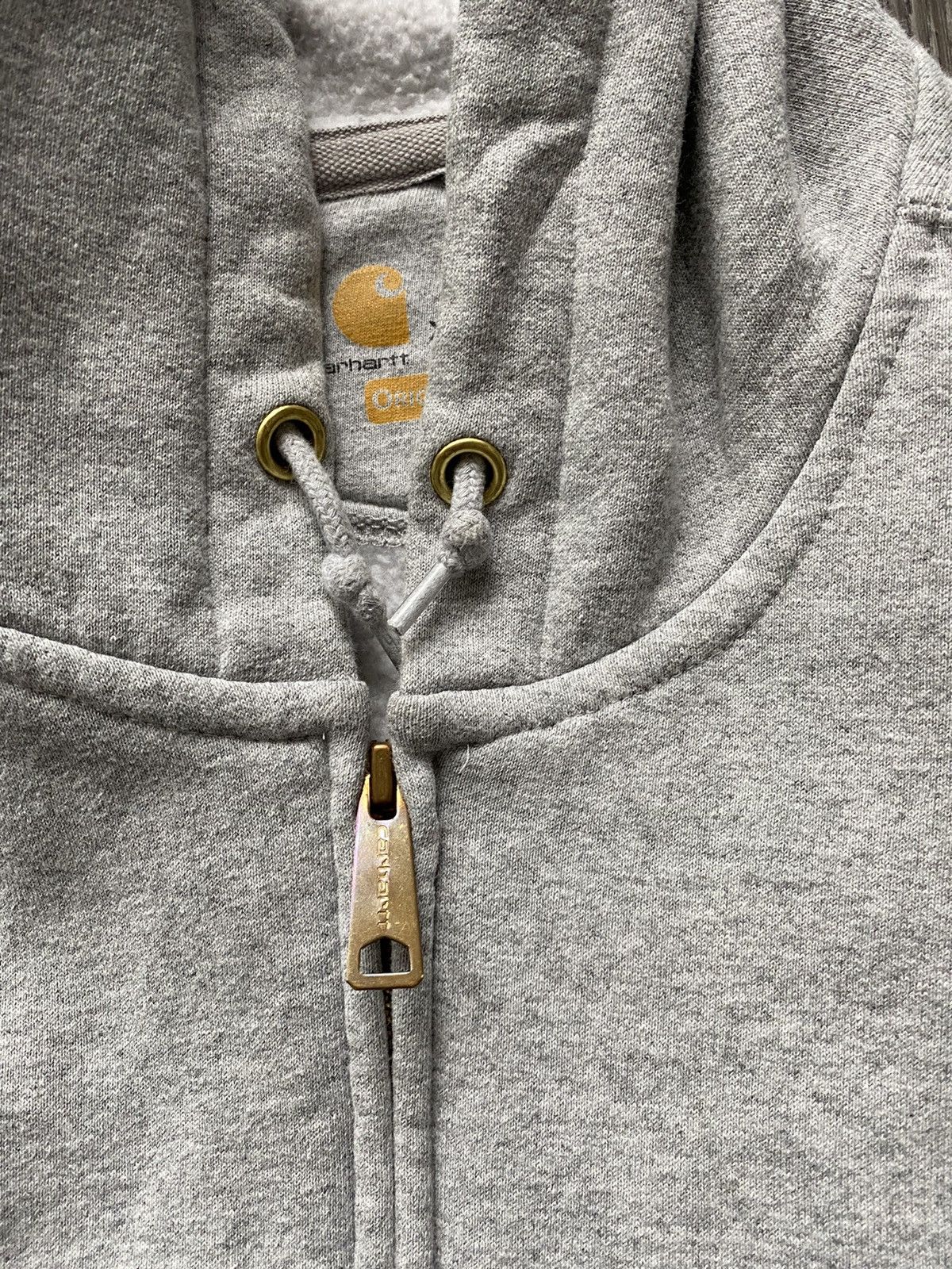 Carhartt Carhartt Grey Zip Hoodie Sweatshirt XL Size US XL / EU 56 / 4 - 3 Thumbnail