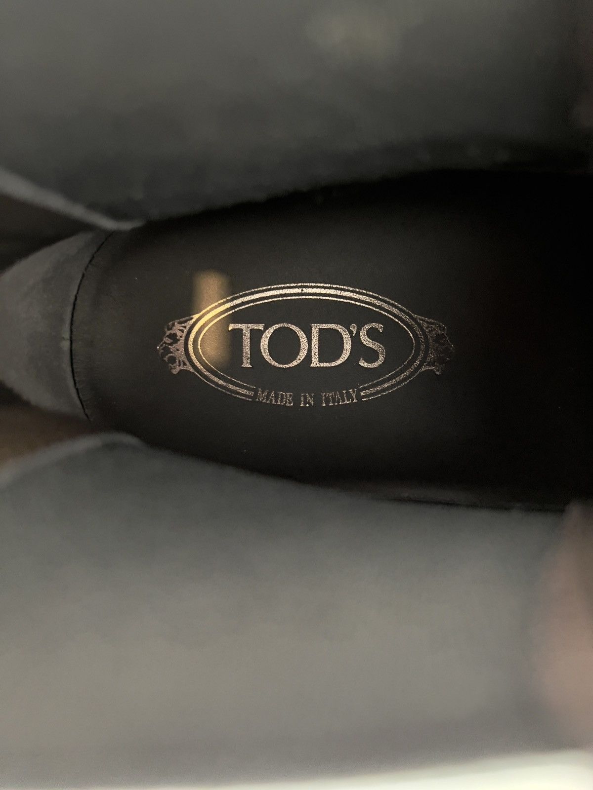 New in Box TODS Brown Suede Chelsea Boots with Semi Lug Sole