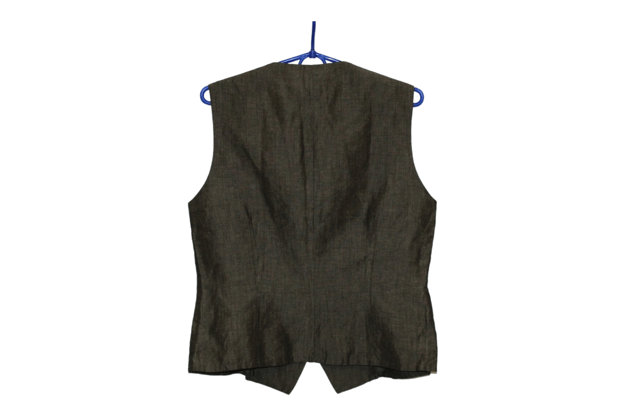 Japanese Brand 💥 RARE 💥 Yao Souka Paris Linen Viscose Blend Waistcoat Size M / US 6-8 / IT 42-44 - 4 Thumbnail