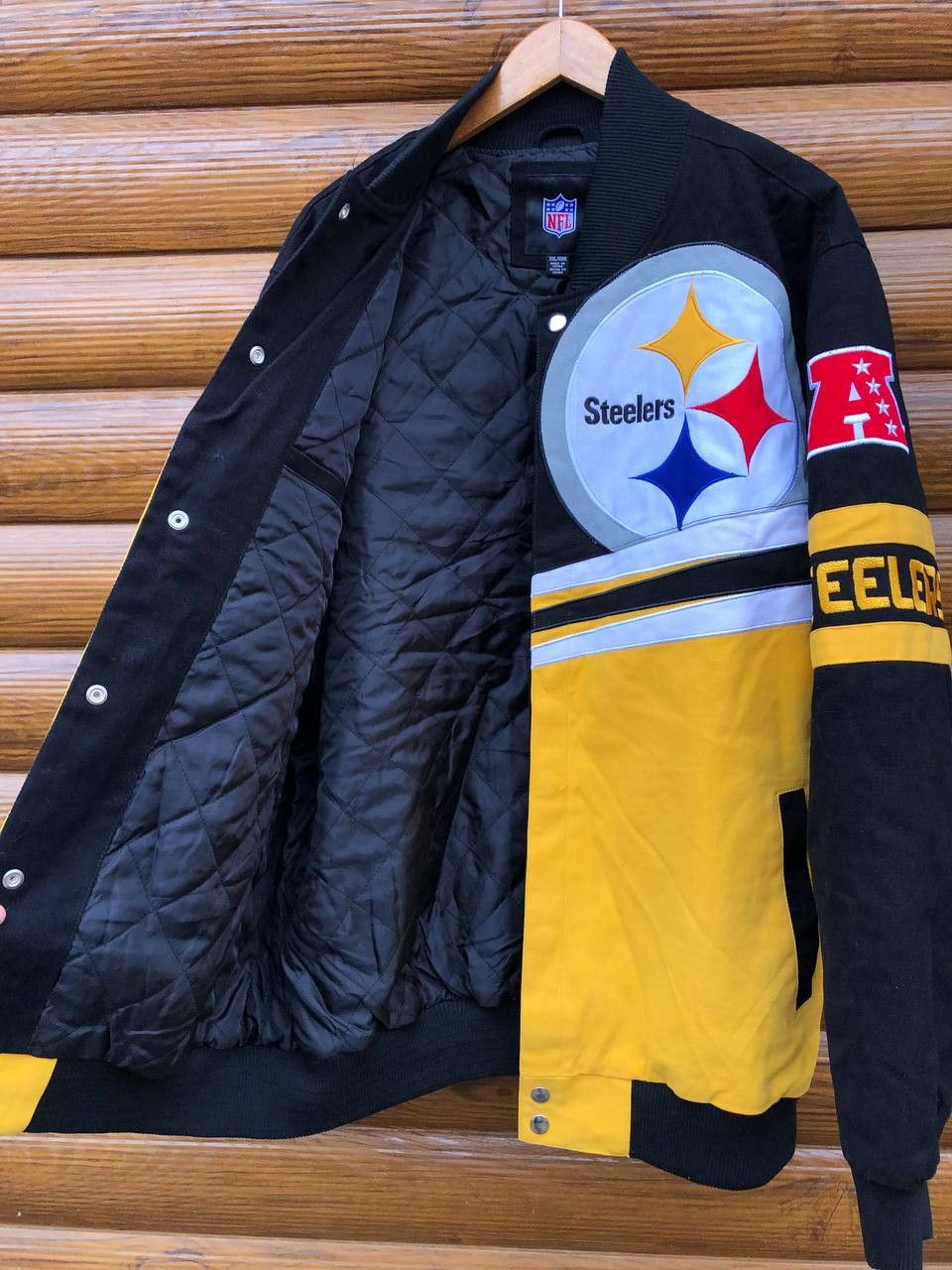 NFL Steeler NFL COAT JACKET Size US XXL / EU 58 / 5 - 4 Thumbnail