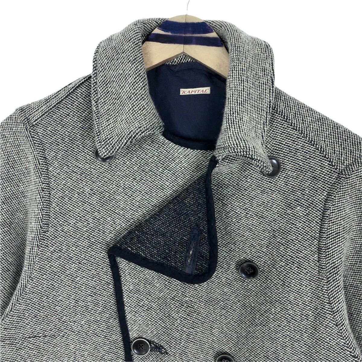 Kapital Vintage Kapital Wool Peacoat Double Breasted Japanese Brand Size US M / EU 48-50 / 2 - 9 Thumbnail
