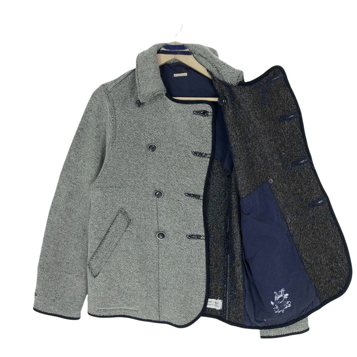 Kapital Vintage Kapital Wool Peacoat Double Breasted Japanese Brand Size US M / EU 48-50 / 2 - 8 Thumbnail