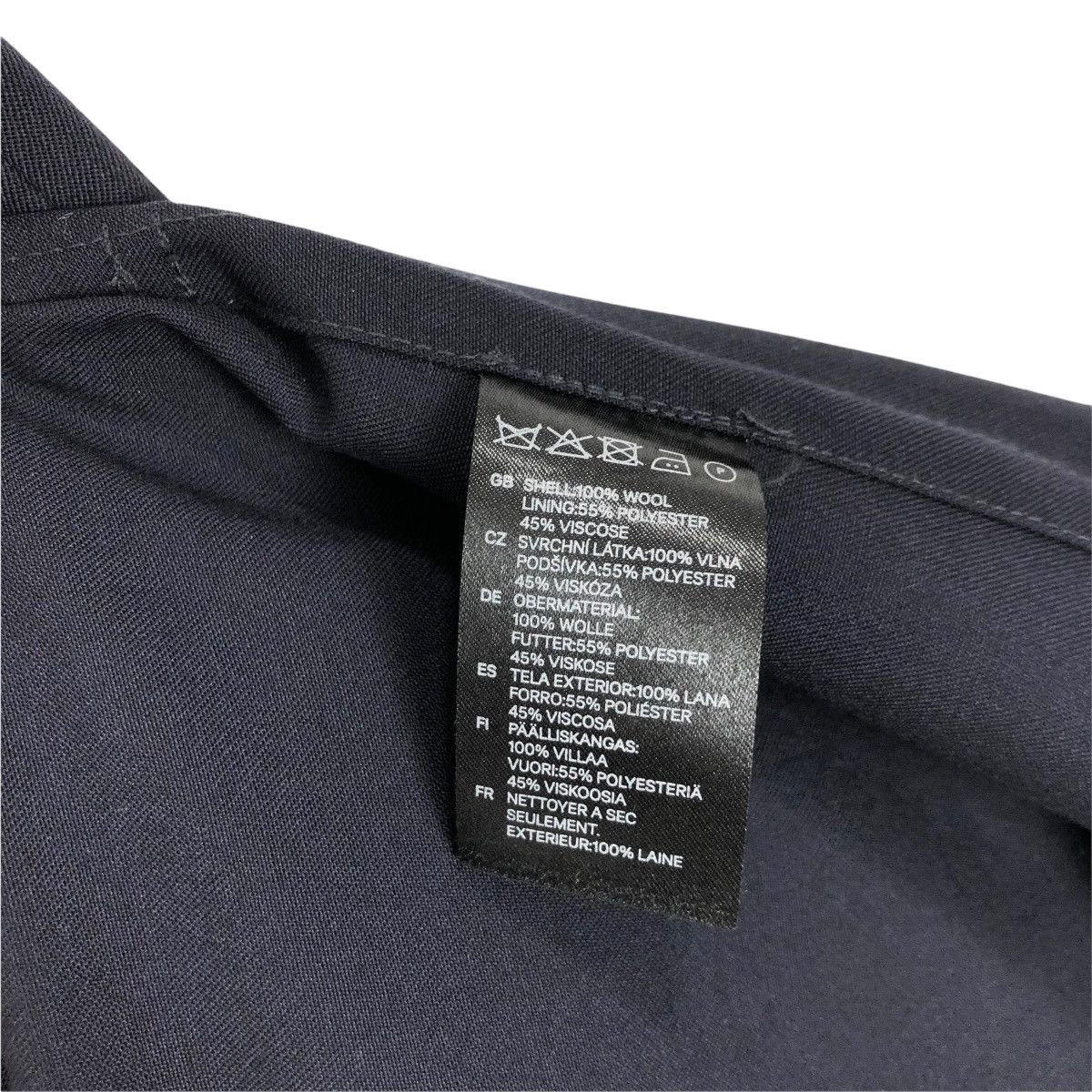 Comme des Garcons Comme Des Garçons X H&M Trench Coat Cotton Double Breasted Size XS / US 0-2 / IT 36-38 - 7 Thumbnail
