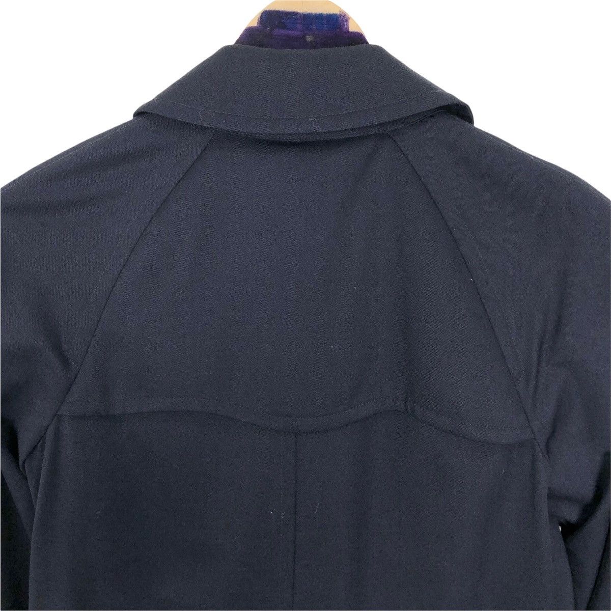 Comme des Garcons Comme Des Garçons X H&M Trench Coat Cotton Double Breasted Size XS / US 0-2 / IT 36-38 - 12 Thumbnail