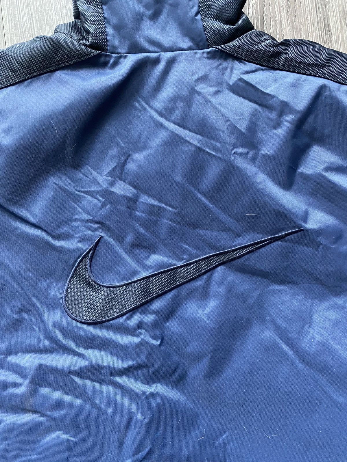 Nike Vintage Nike Pullover Puffer Jacket Center Swoosh Blue 90’s Size US L / EU 52-54 / 3 - 12 Thumbnail