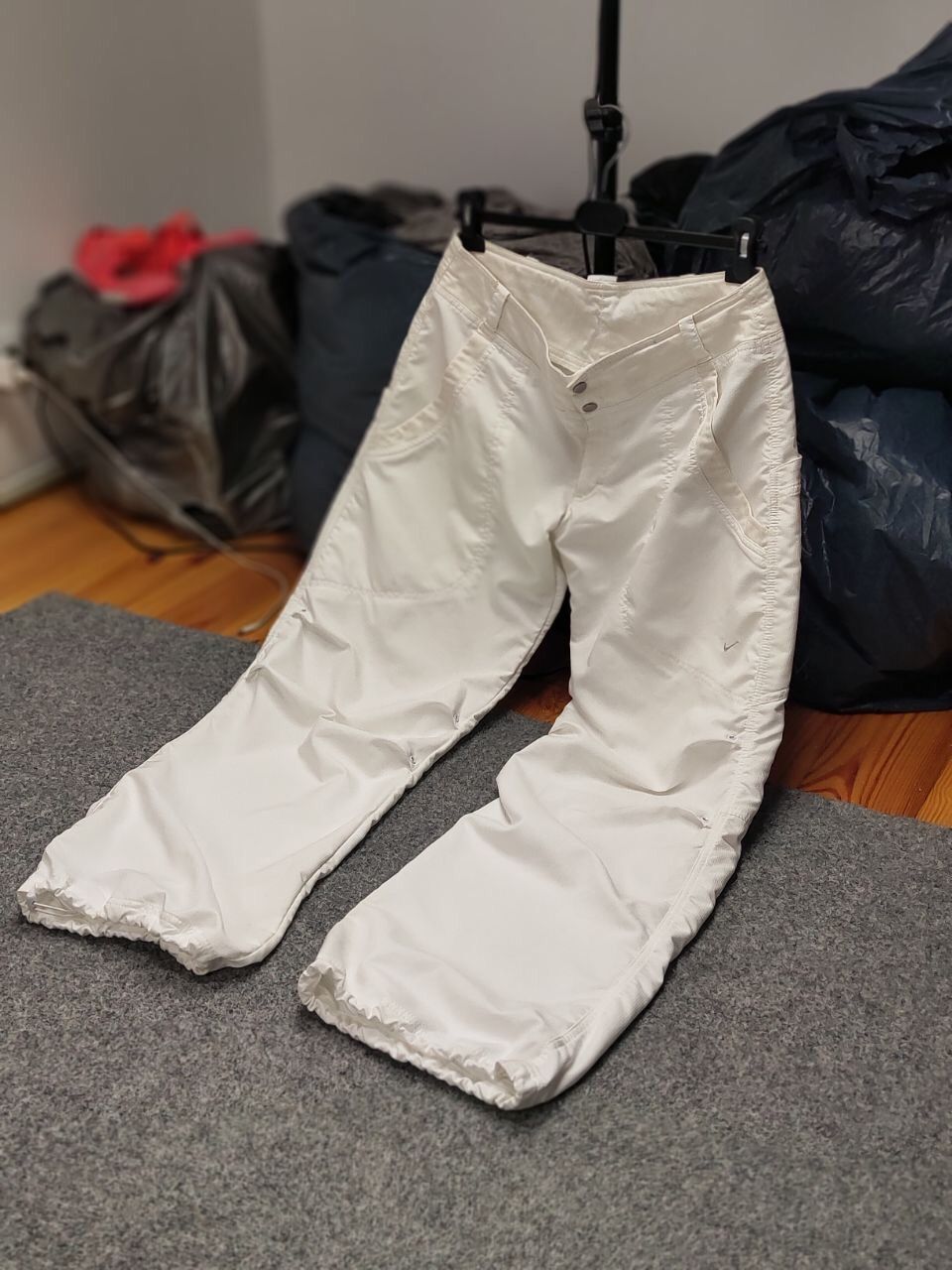 Nike Vintage 90's Nike logo Parachute wife light Bondage Pants Size 32" / US 10 / IT 46 - 18 Thumbnail