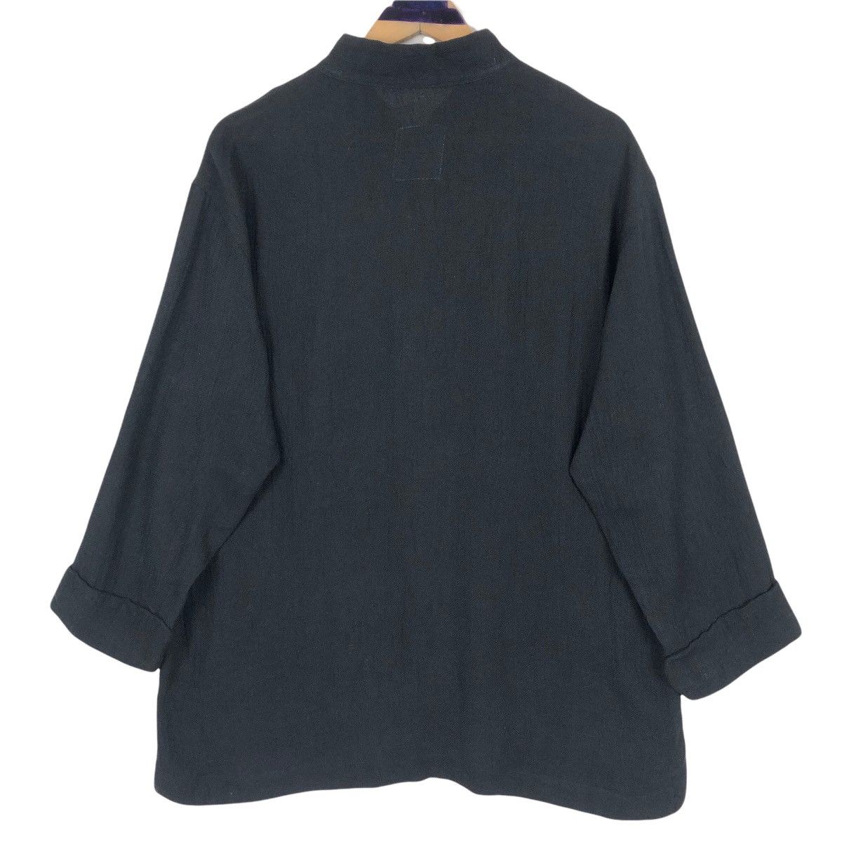 Issey Miyake Vintage Plantation Issey Miyake Mandarin Collar Hemp Jacket Size US L / EU 52-54 / 3 - 10 Thumbnail