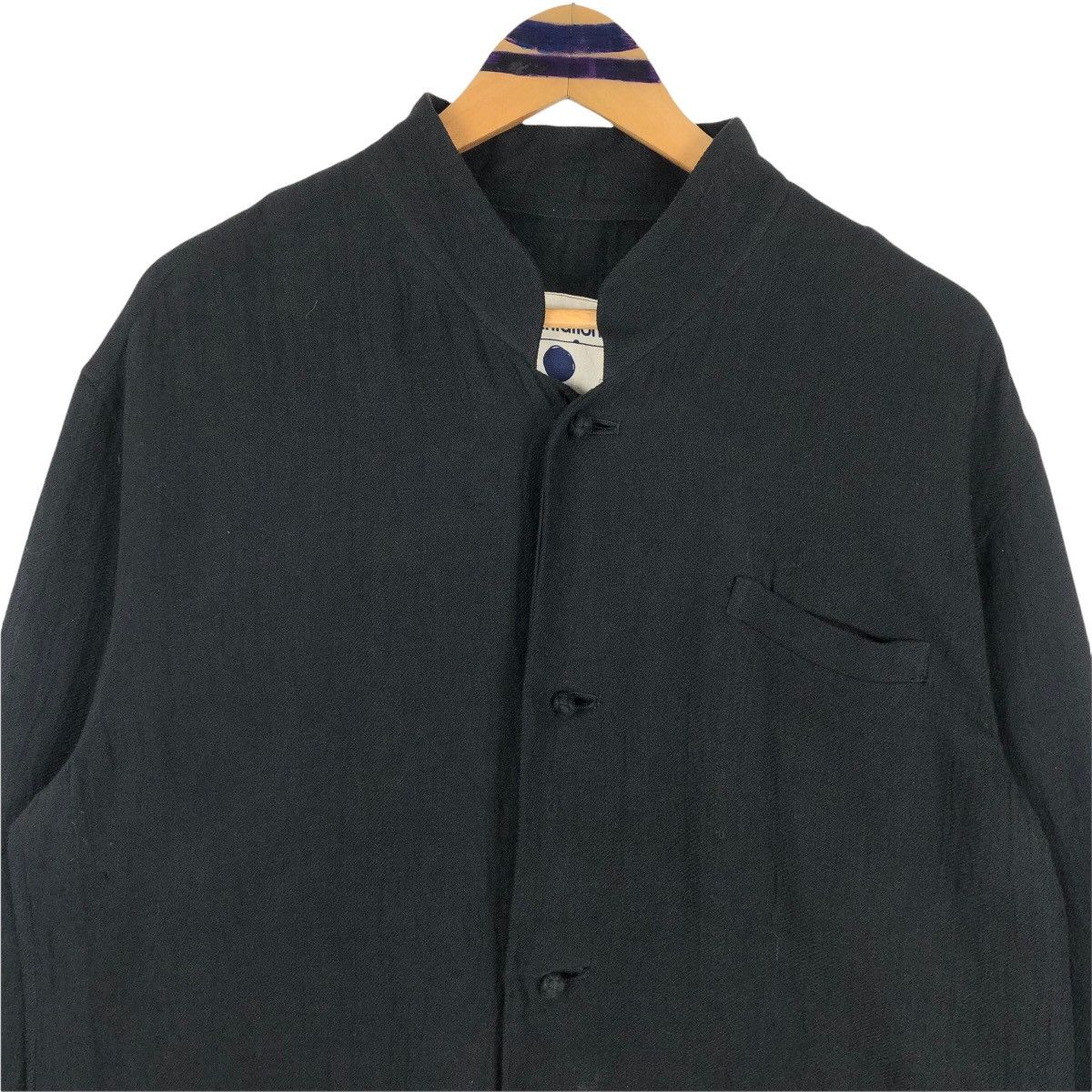 Issey Miyake Vintage Plantation Issey Miyake Mandarin Collar Hemp Jacket Size US L / EU 52-54 / 3 - 12 Thumbnail