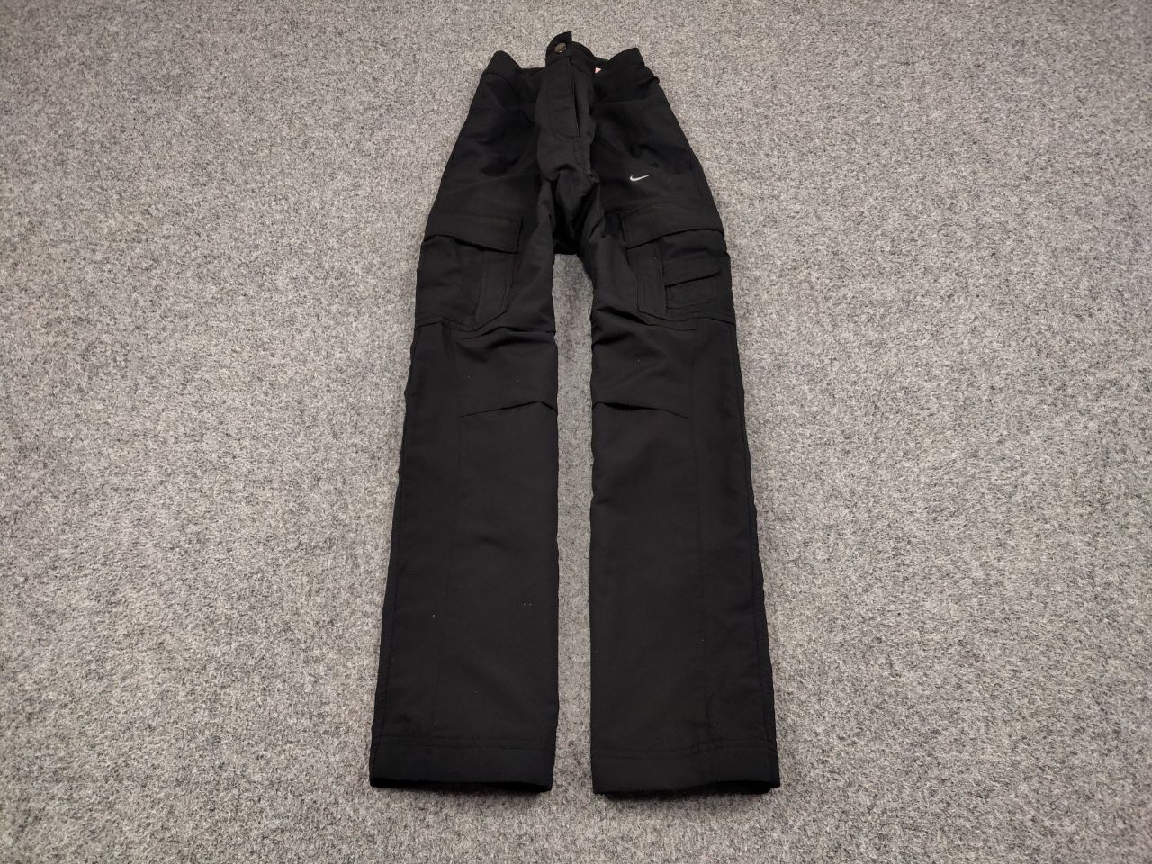 Nike Vintage 90's Nike logo Cargo Black wide light Bondage Pants Size 30" / US 8 / IT 44 - 2 Thumbnail