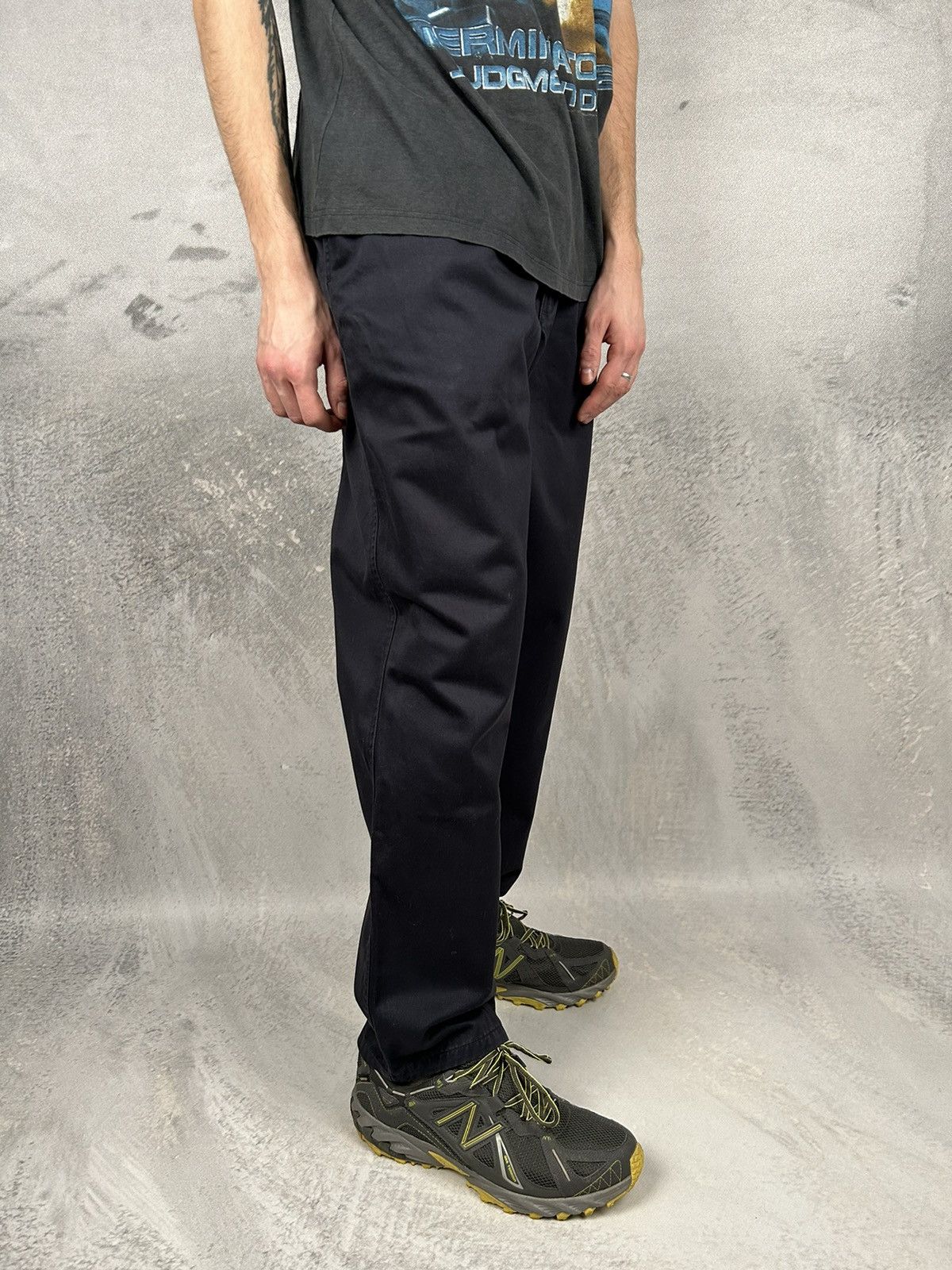 Dockers Dockers Chino Pants Navy Skateboards Vintage Workwear Size US 33 - 2 Thumbnail